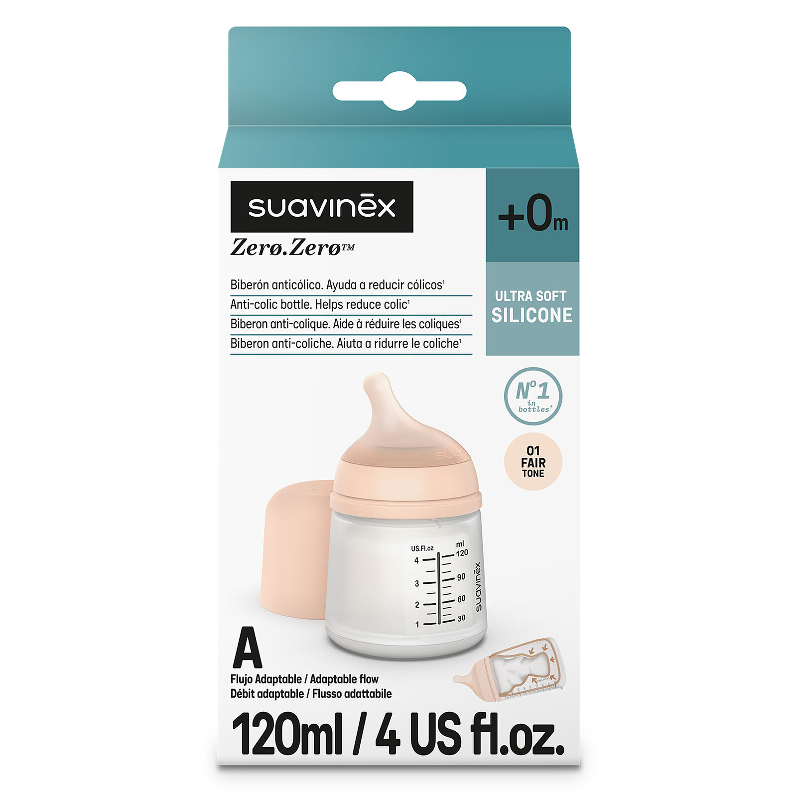 Avis Biberon Anti-Colique Zerø.Zerø Spécial Allaitement Fair - 120 ml