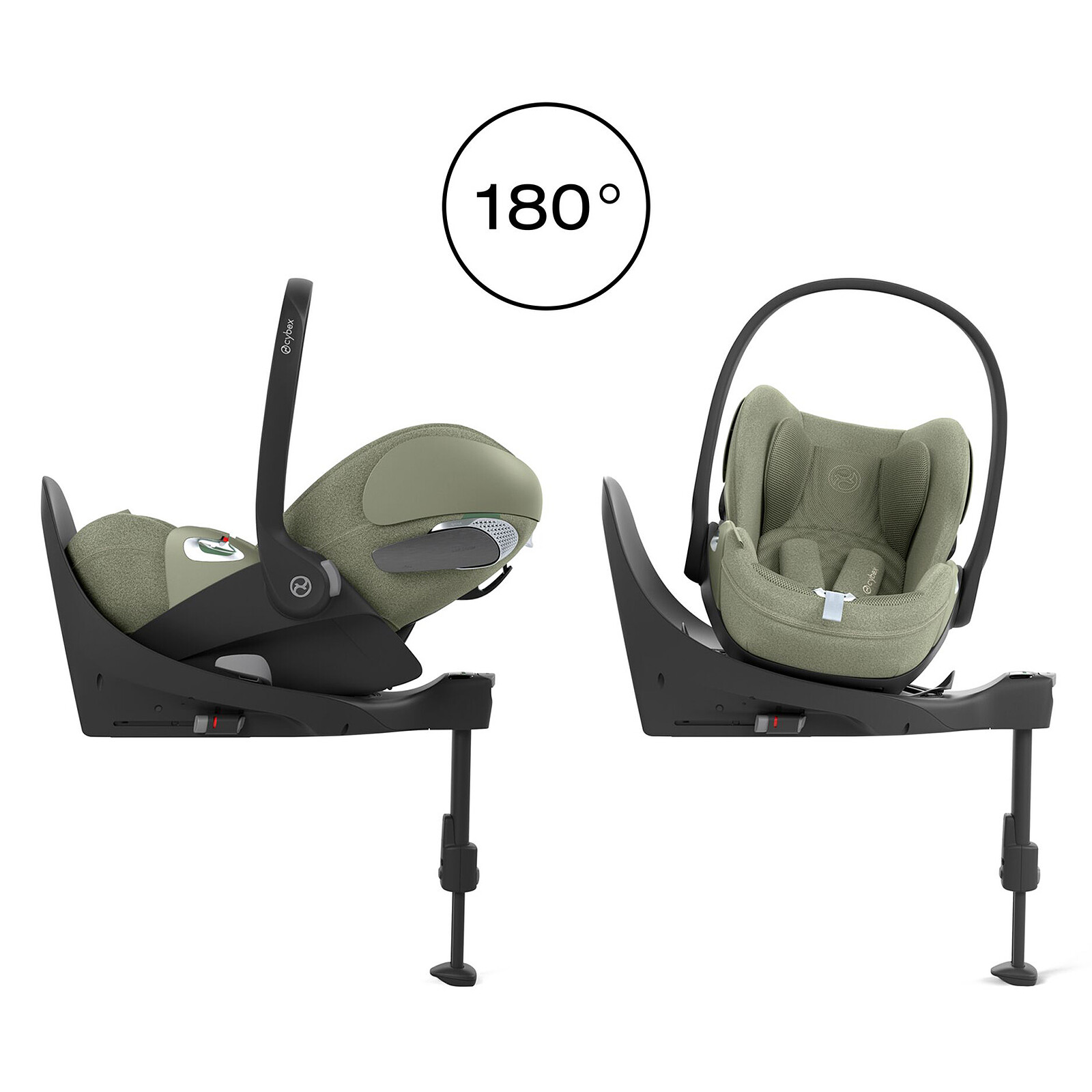 Siège Auto Cloud T Plus i-Size Groupe 0+ - Sage Green Cybex