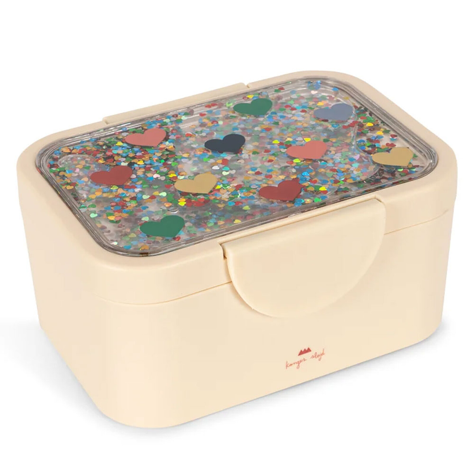 Lunchbox Pailletée - Bon Coeur Coloré Konges Sløjd