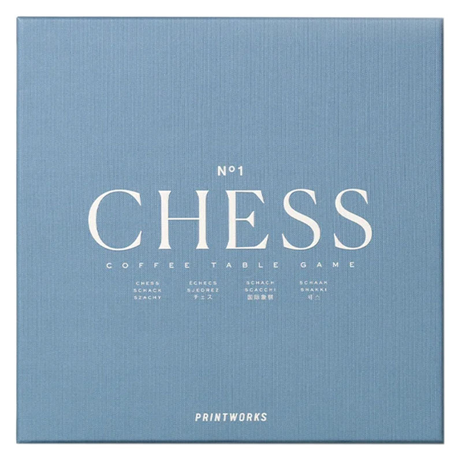 Jeu de Plateau Echecs - Classic Dusty Blue Printworks