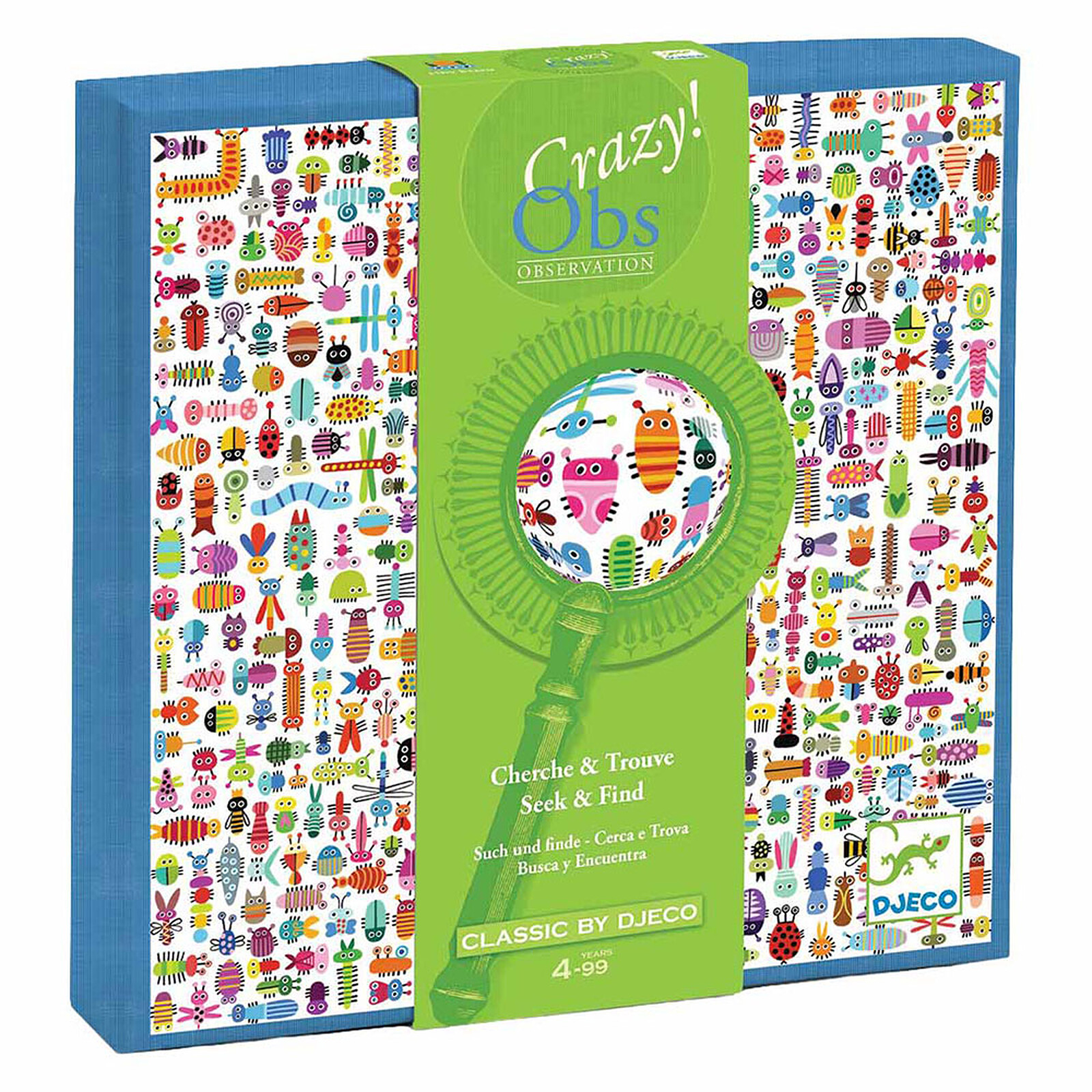 Jeu Cherche et Trouve Crazy Obs -Tiny Beasts Djeco