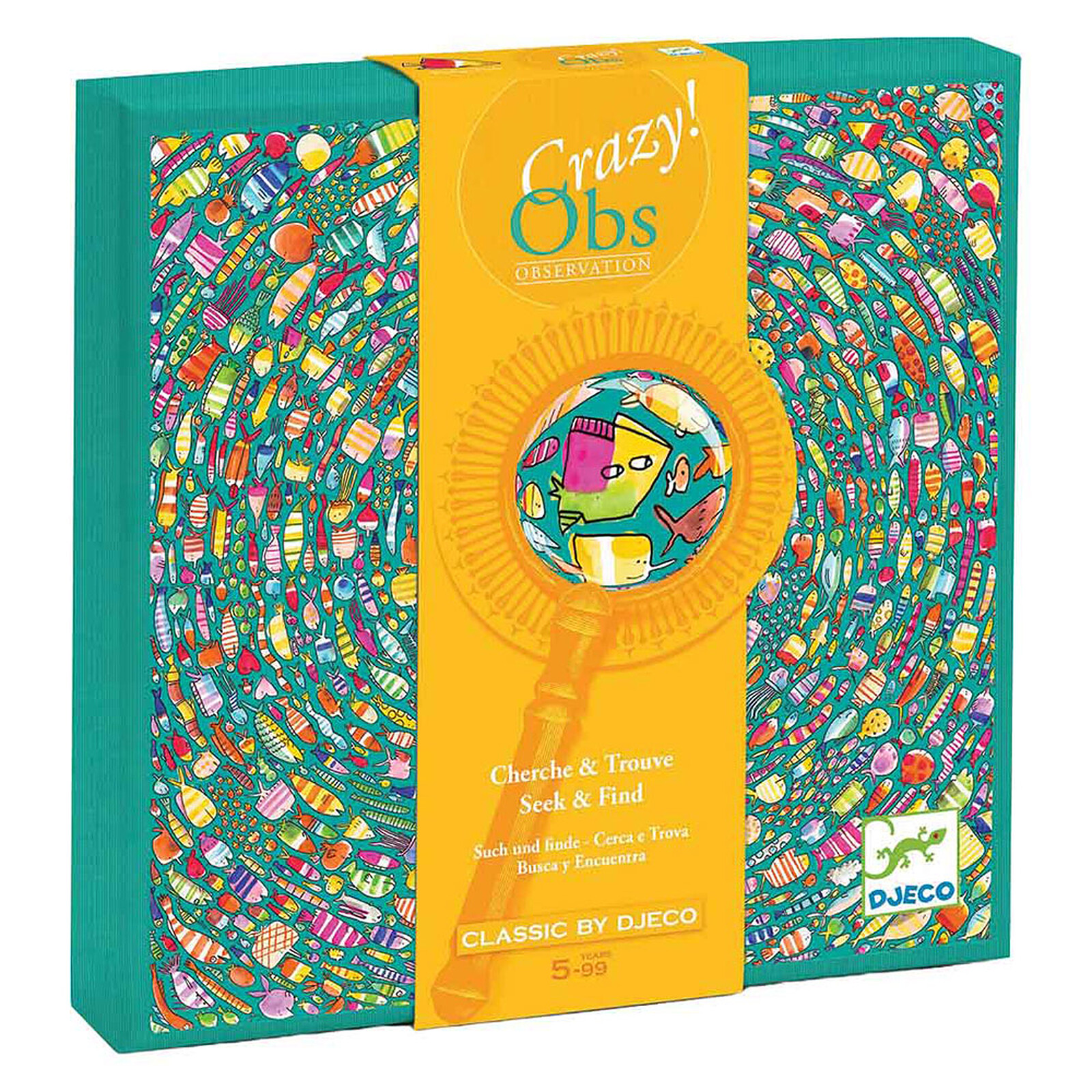 Jeu Cherche et Trouve Crazy Obs - Fishy Fish Djeco