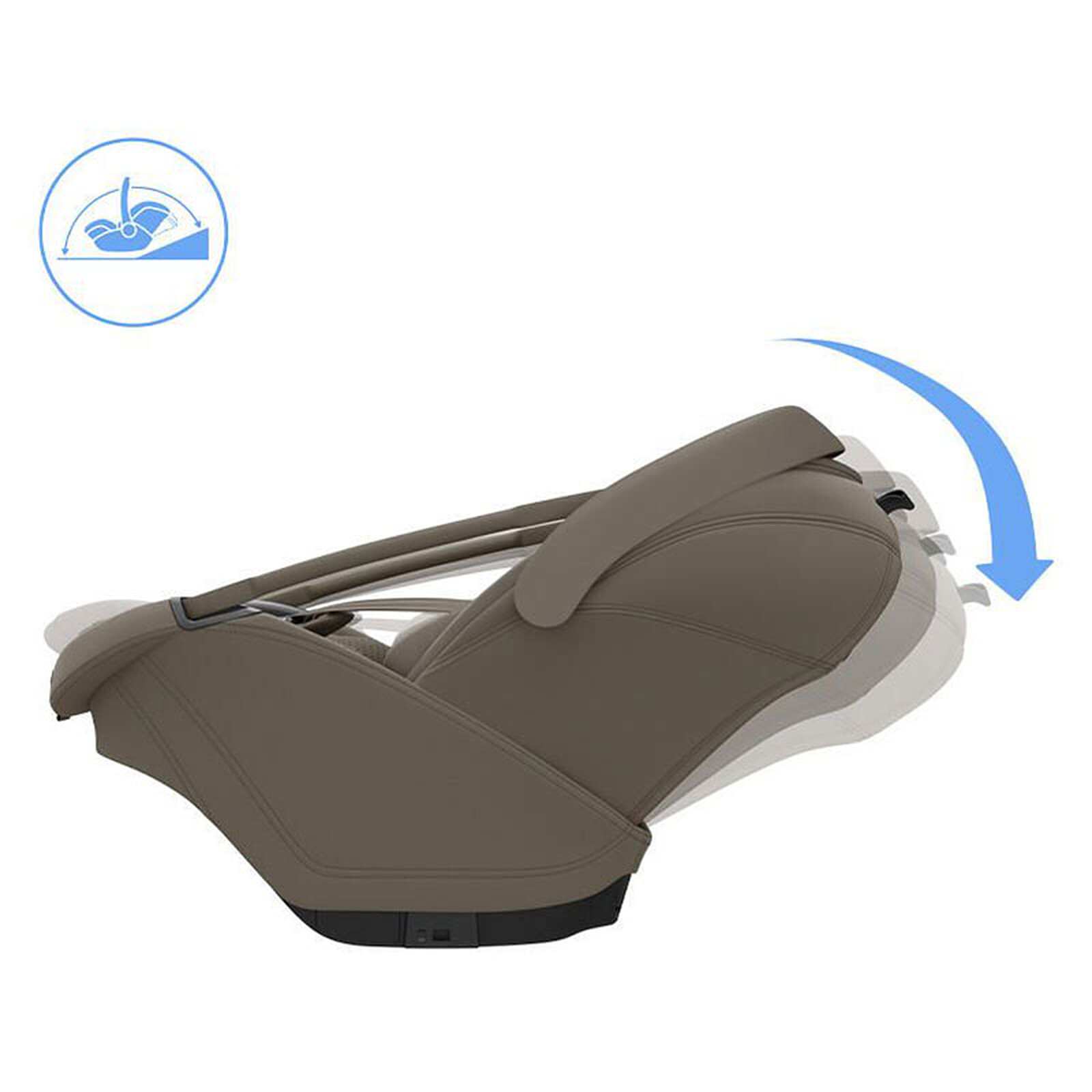 Achat Siège Auto Coral Slide Pro i-Size Groupe 0+ - Oak Truffle