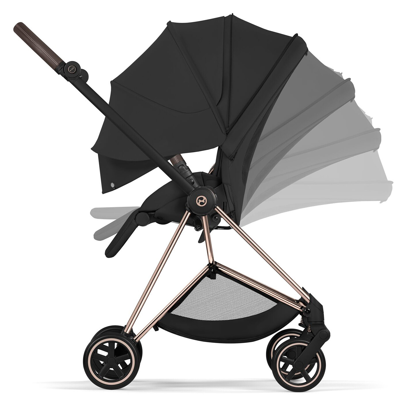 Avis Pack Poussette Mios Confort 2026 Matt Black + Nacelle Pliable - Coconut Brown