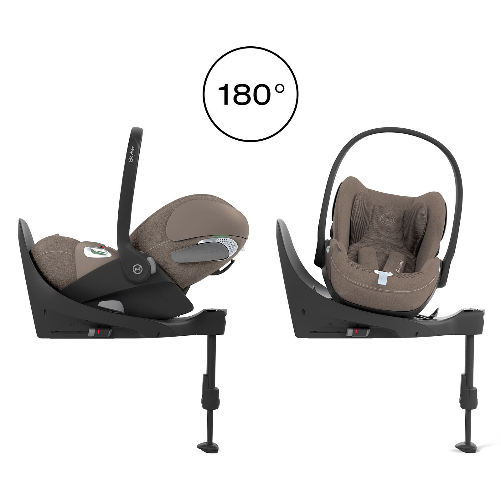 Siège Auto Cloud T Plus i-Size Groupe 0+ - Coconut Brown Cybex