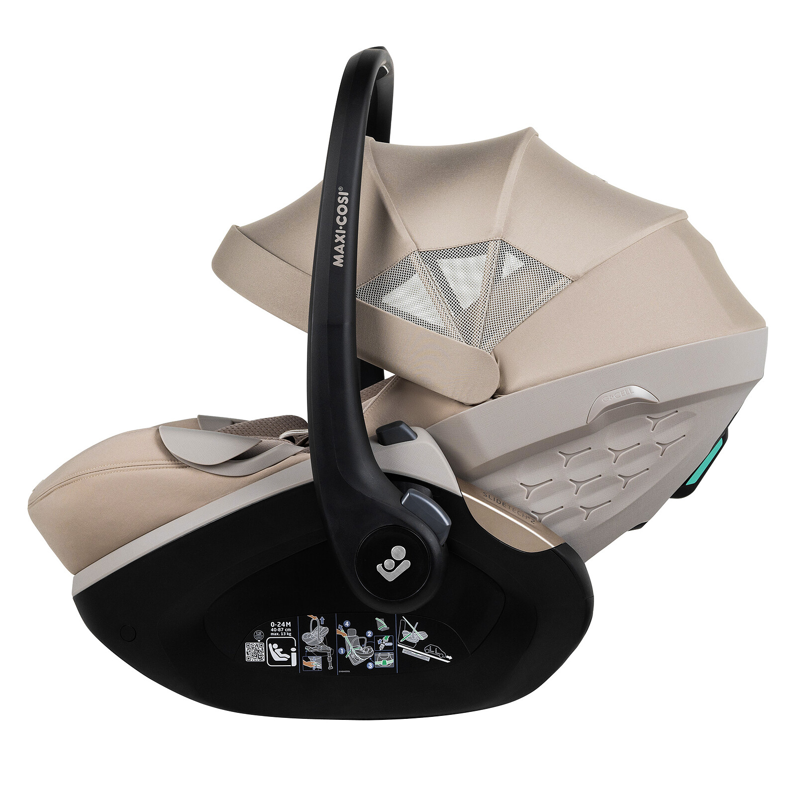 Avis Siège Auto Pebble Slide Pro i-Size Groupe 0+ Joolz x Maxi-Cosi - Sandy Taupe