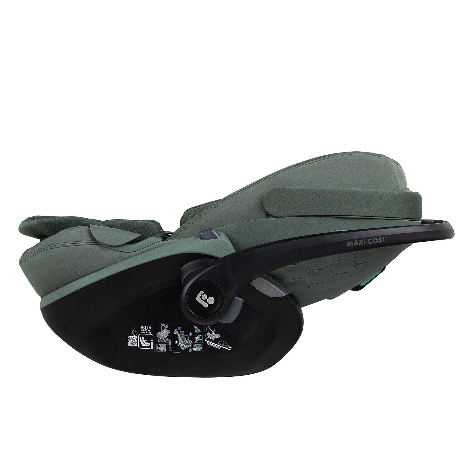 Siège Auto Pebble Slide Pro i-Size Groupe 0+ Joolz x Maxi-Cosi - Forest Green Joolz