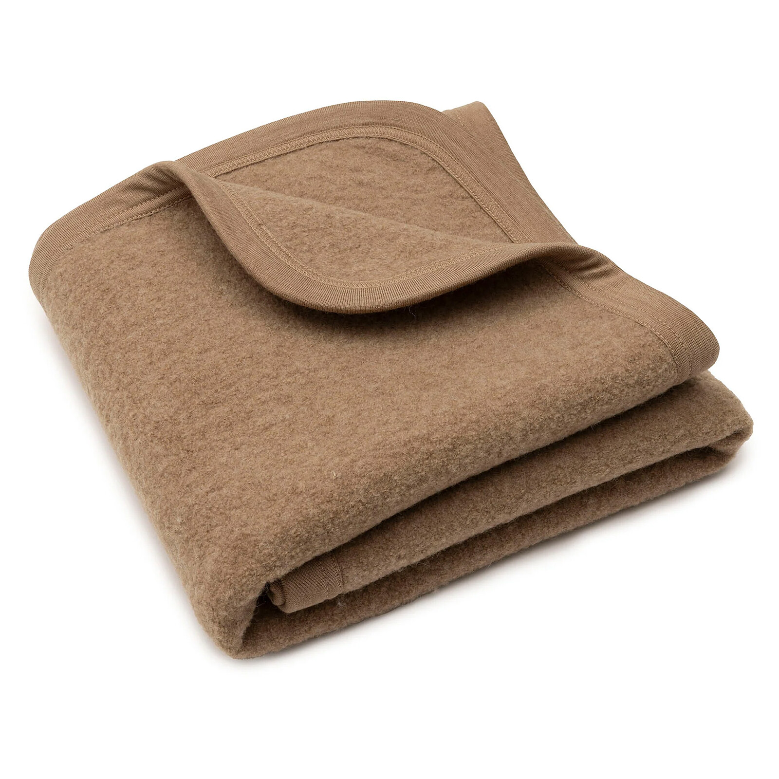 Couverture Berceau Merino Wool Felted - Dark Hazel pas cher
