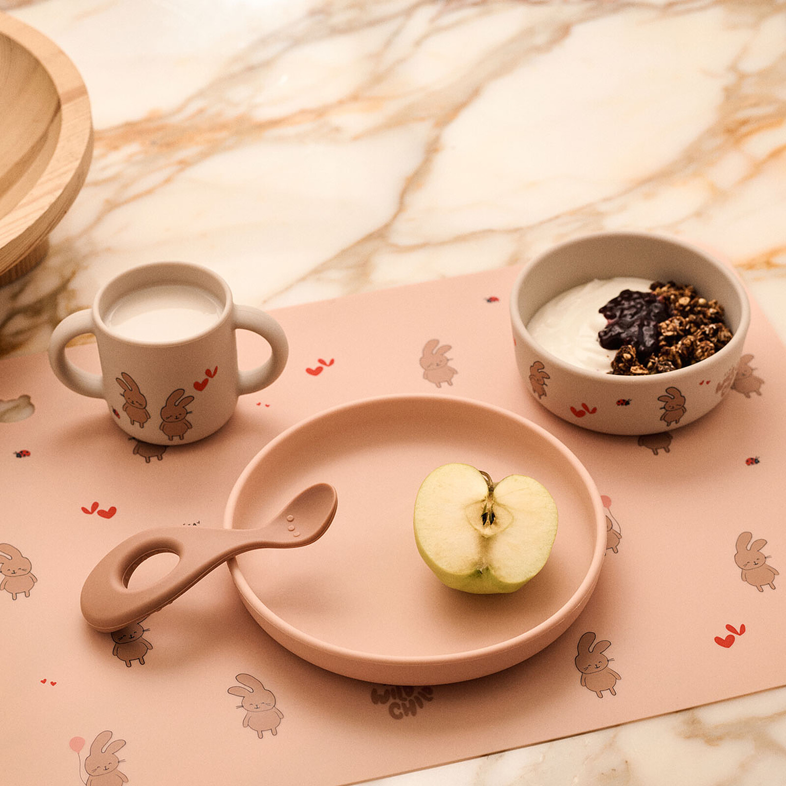 Set Repas 4 Pièces Vivi - Wild Child Rosey Liewood