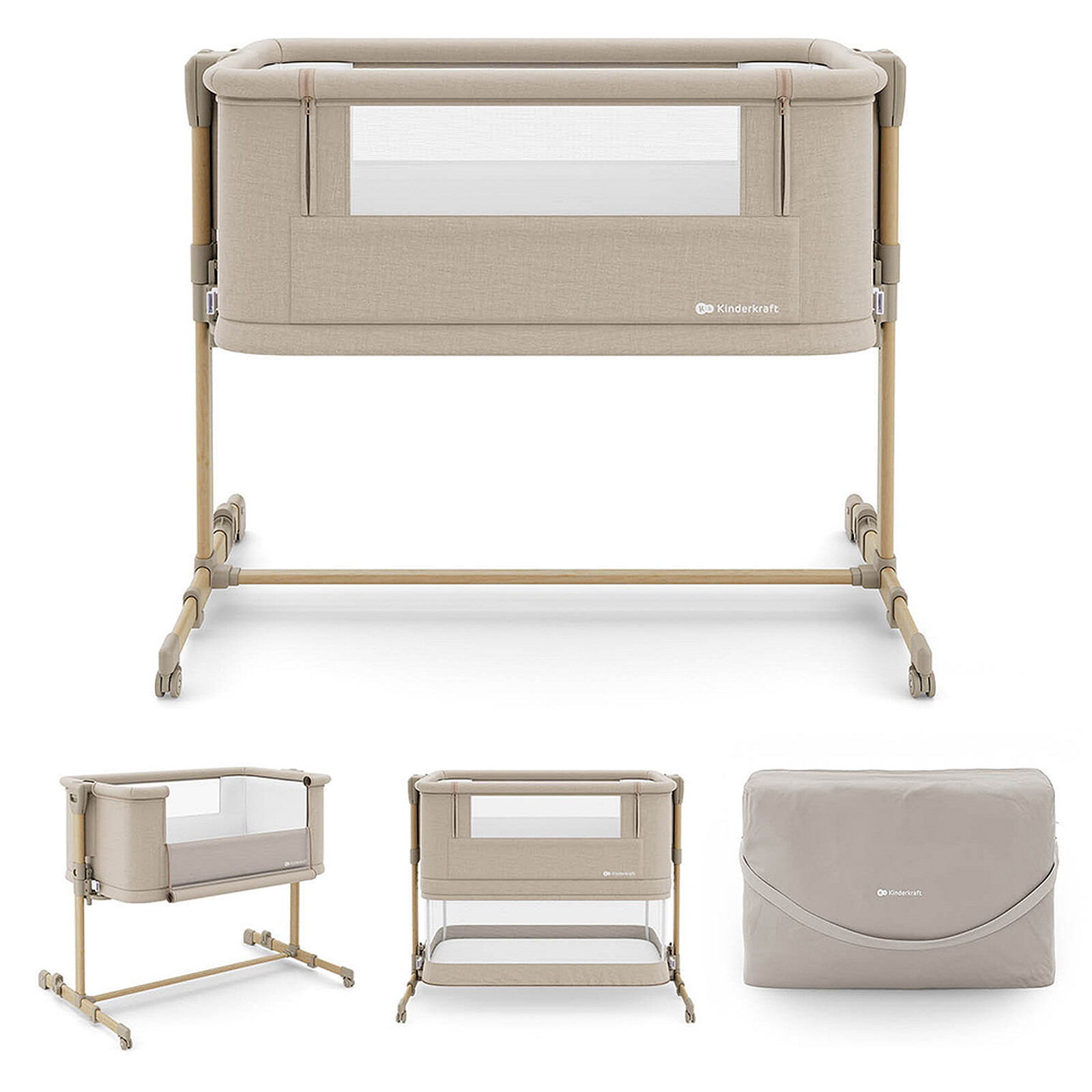 Lit NESTE GROW 2 - Beige Kinderkraft