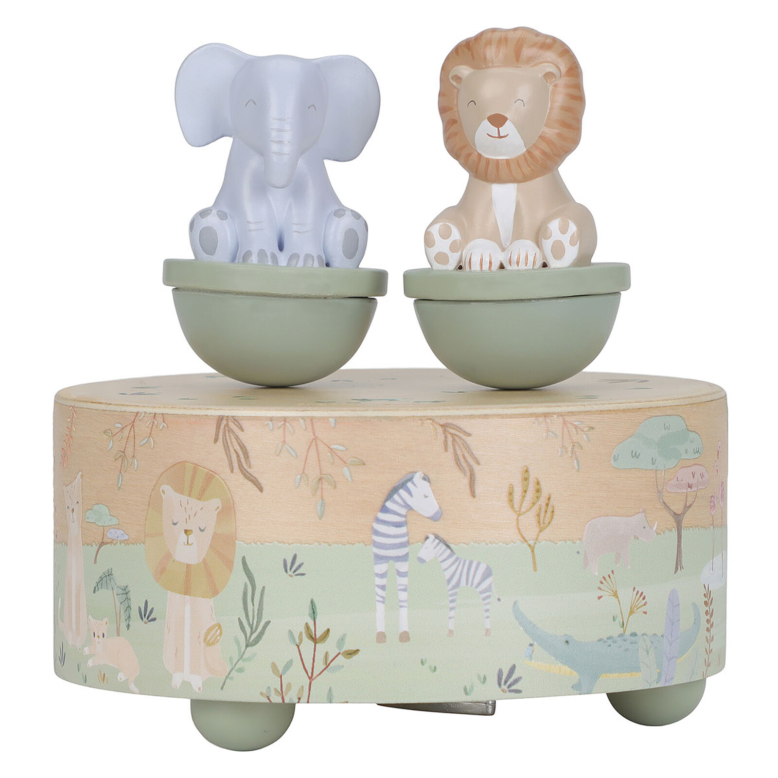 Boîte à Musique en Bois - Safari Friends Little Dutch
