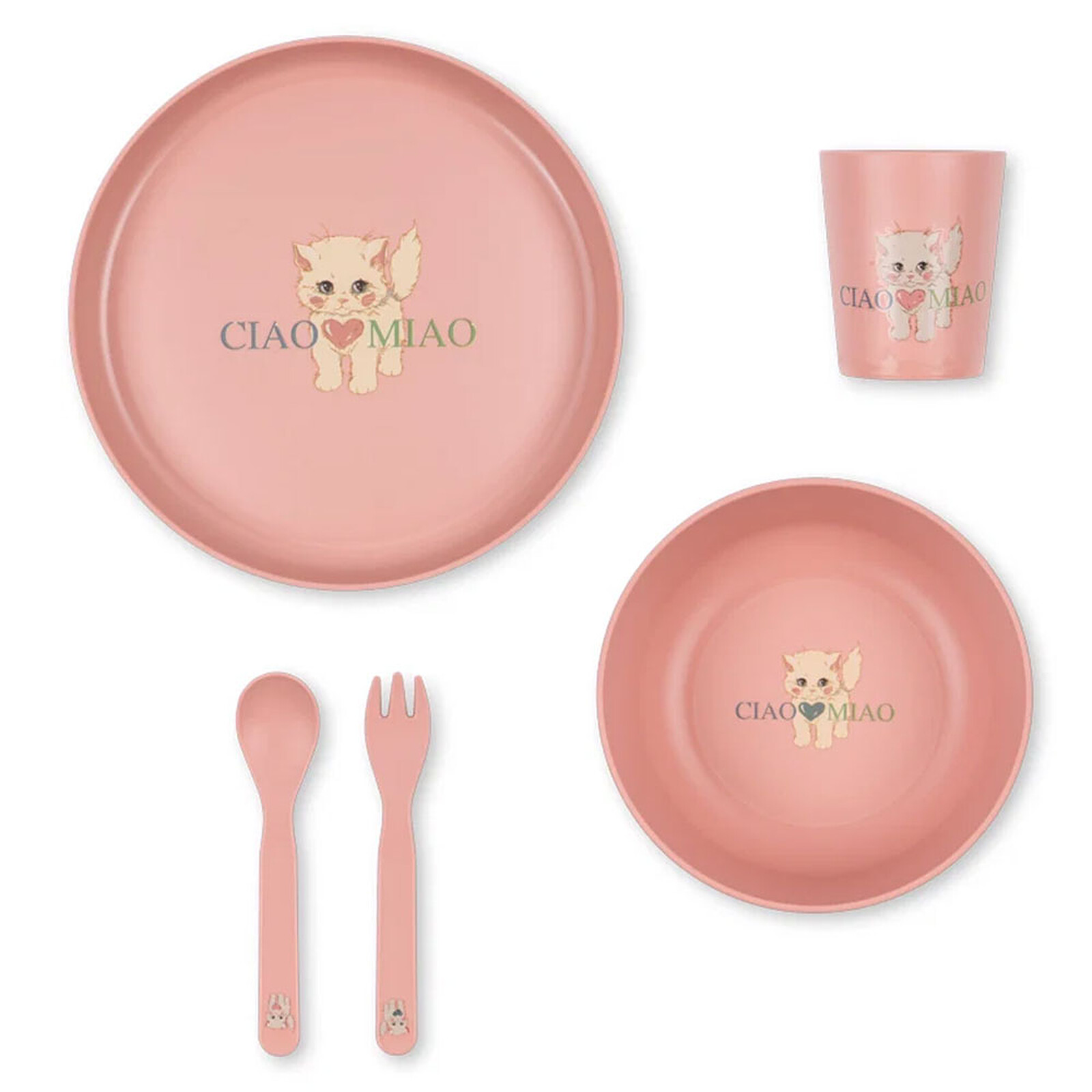 Set de Repas 5 Pièces - Ciao Miao  Konges Sløjd