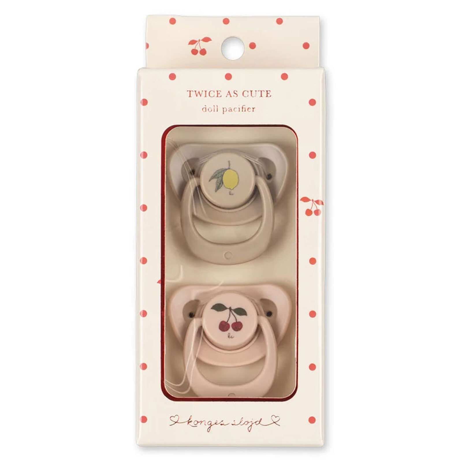 Lot de 2 Tétines pour Poupée - Cherry / Lemon Konges Sløjd