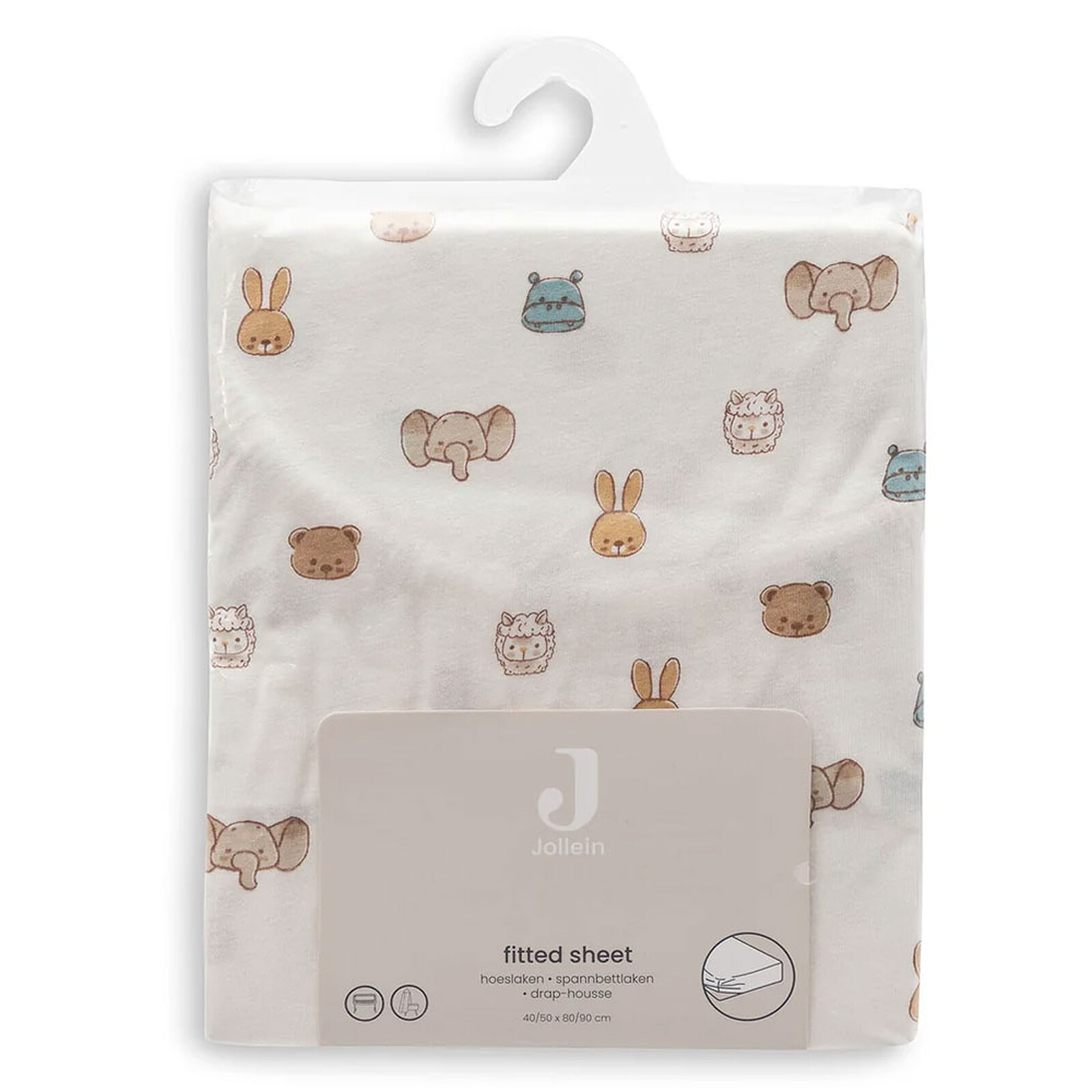 Drap Housse Jersey Jollies - 40-50 x 80-90 cm pas cher