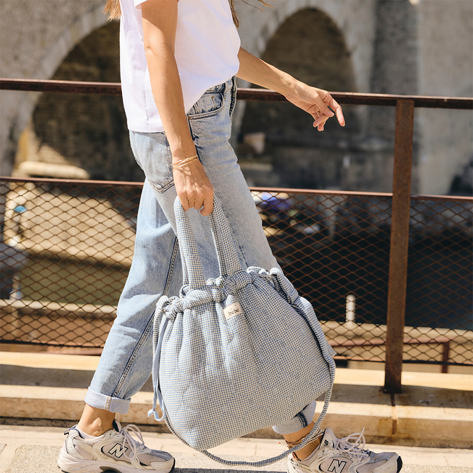 Sac à Langer Trendy - Vichy Bleu BEBEL