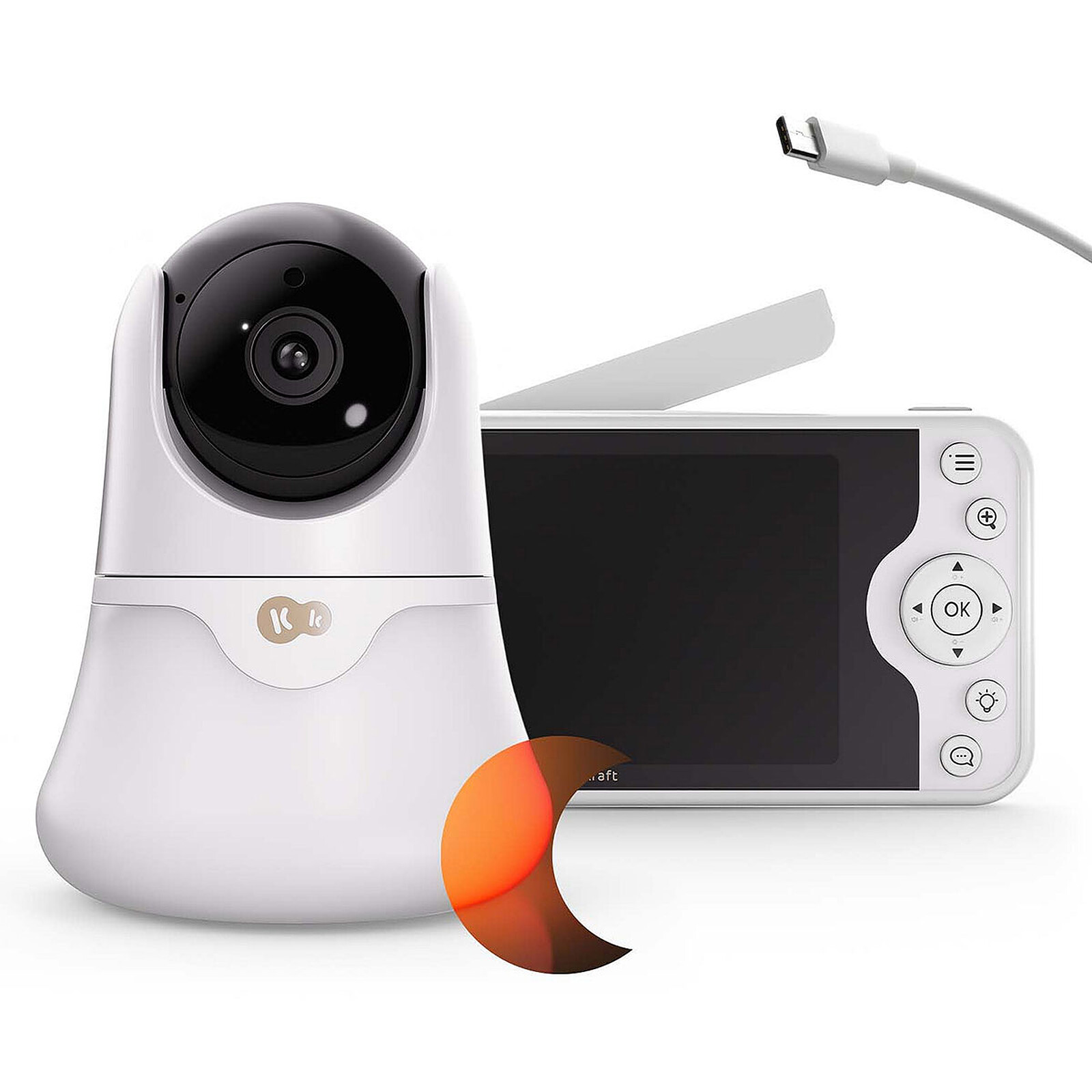Babyphone Electronique avec Veilleuse NITEEYE GLOW Kinderkraft