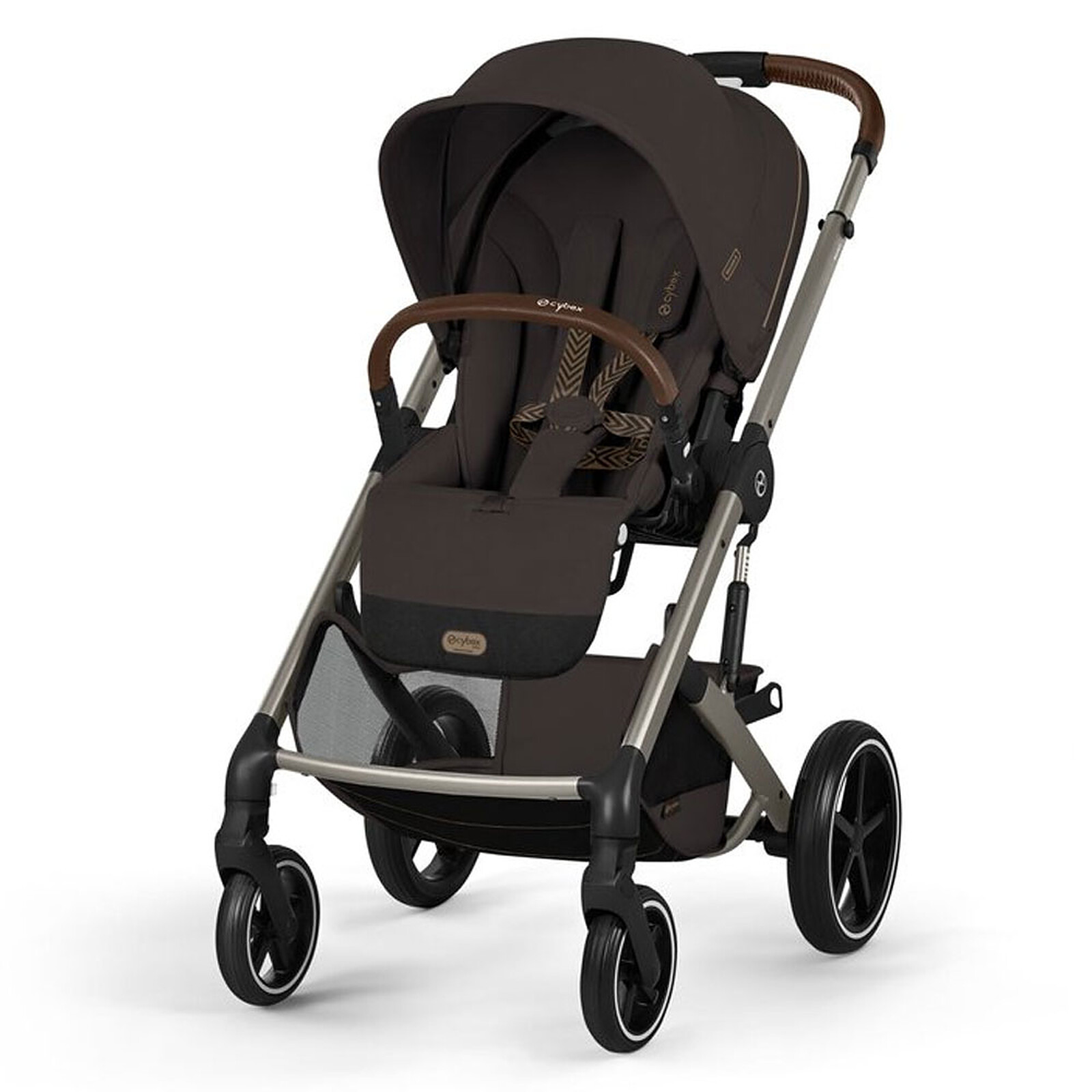 Pack Poussette Balios S Lux 2026 + Nacelle Pliable - Chocolate Brown pas cher