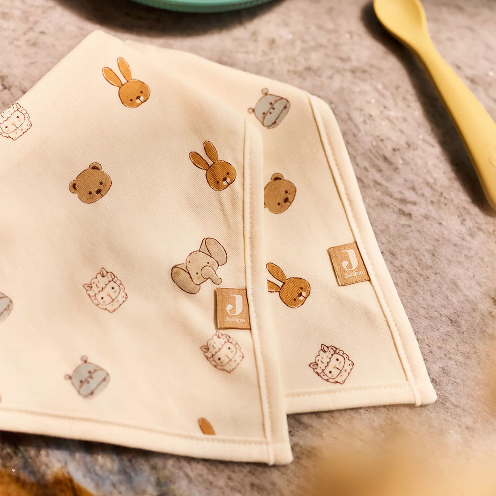 Avis Lot de 2 Bavoirs Bandana - Jollies