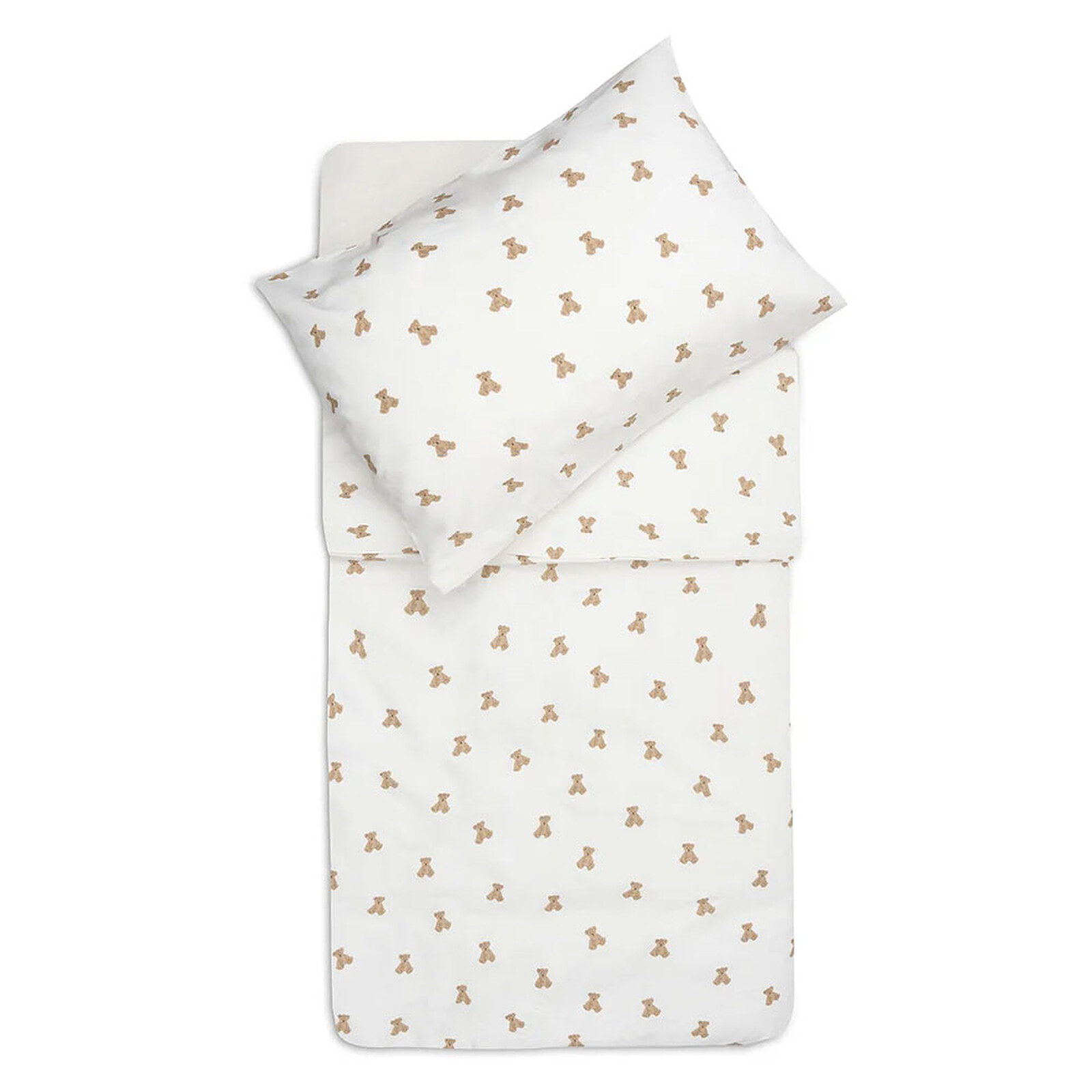 Housse de Couette et Taie Mini Teddy Bear - 100 x 140 cm Jollein