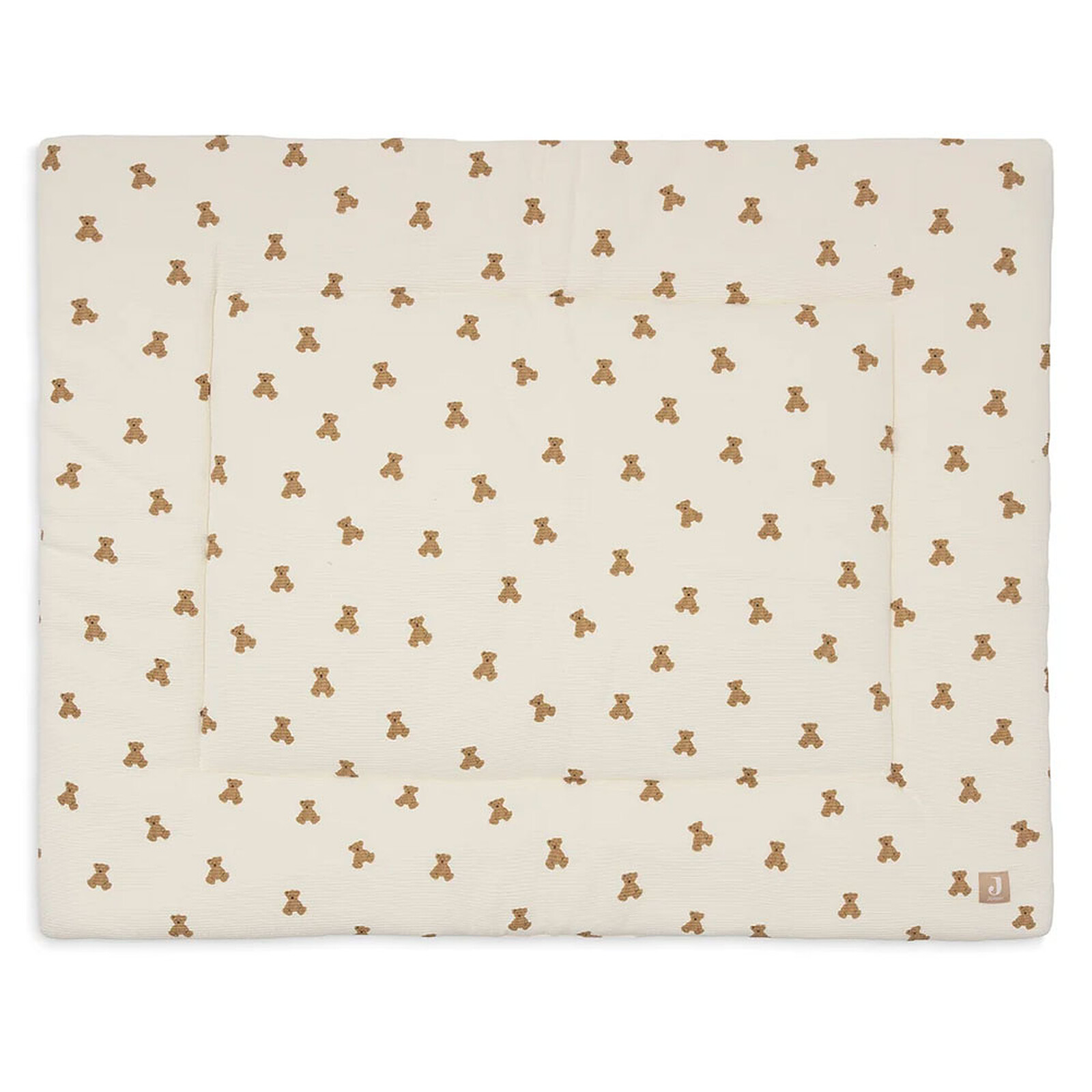 Tapis de Parc Rectangulaire Little Waffle - Mini Teddy Bear Jollein