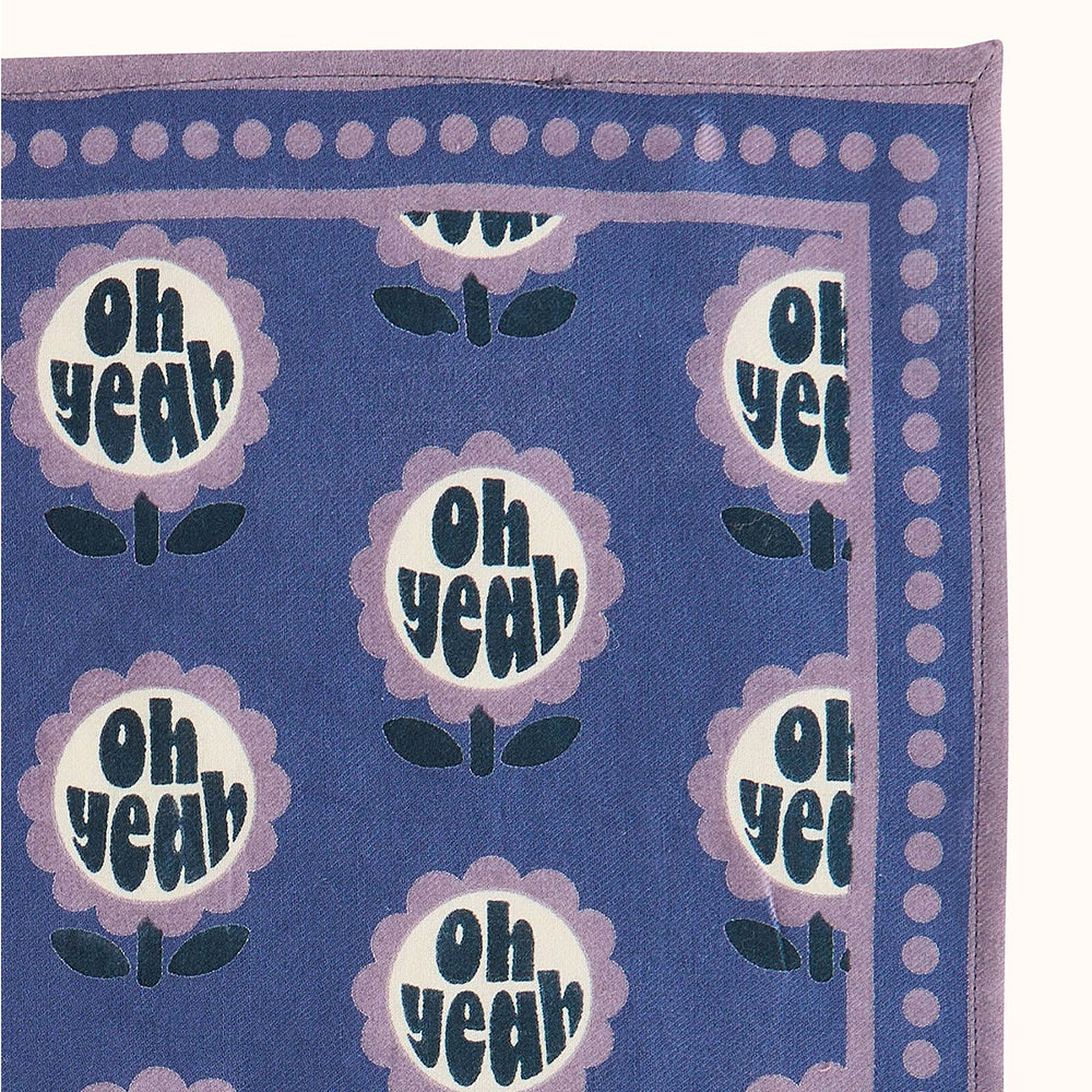 Achat Small Foulard Manika Yeah - Indigo 