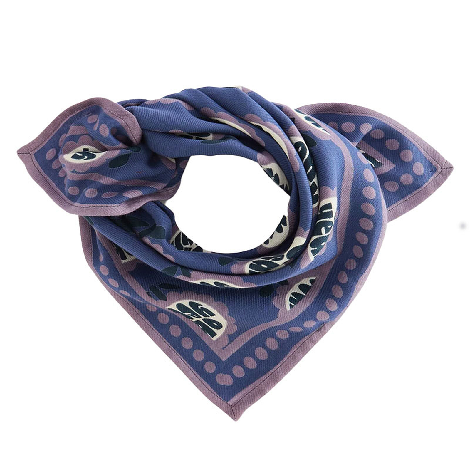 Small Foulard Manika Yeah - Indigo  Apaches