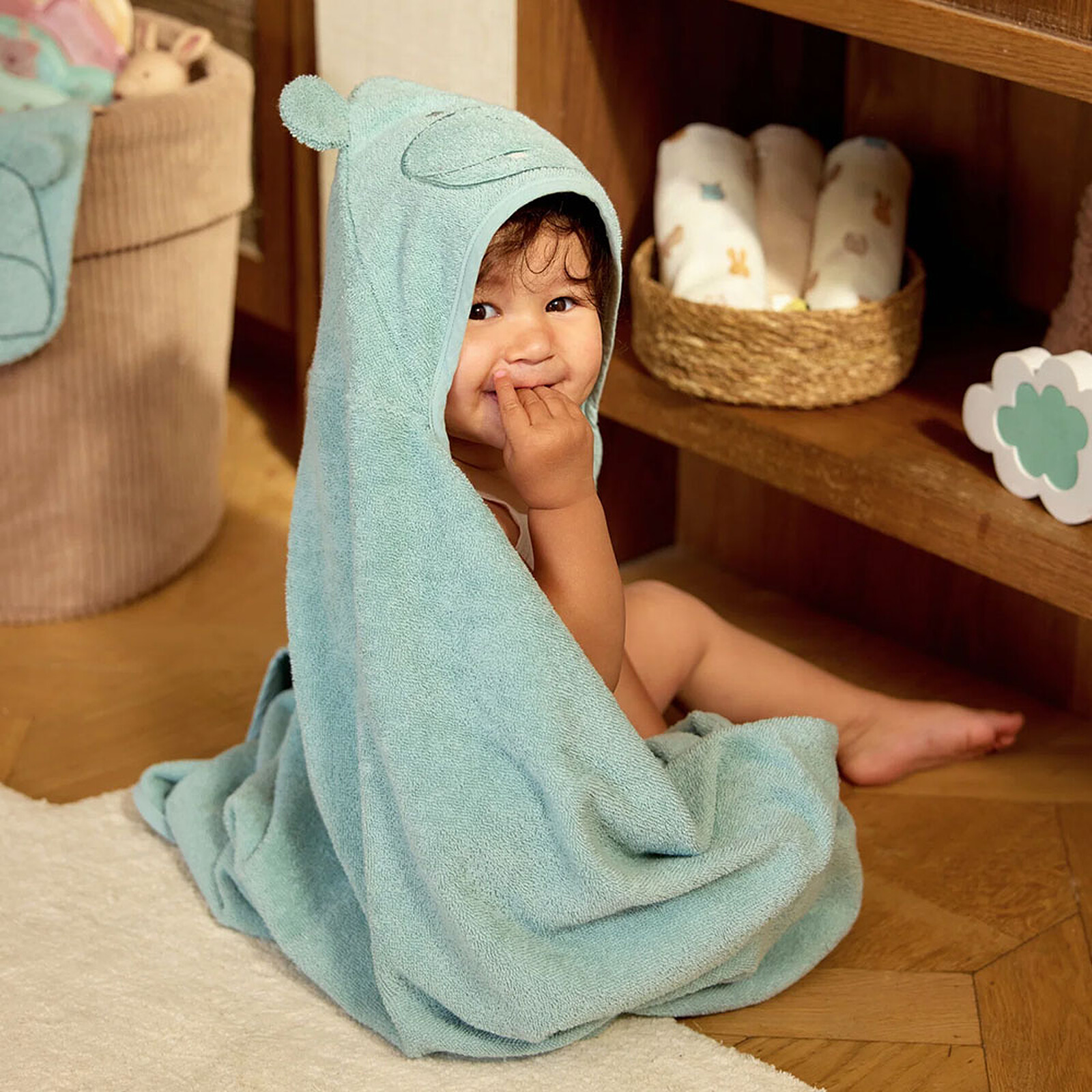 Avis Cape de Bain Hippo Happy - 70 x 130 cm