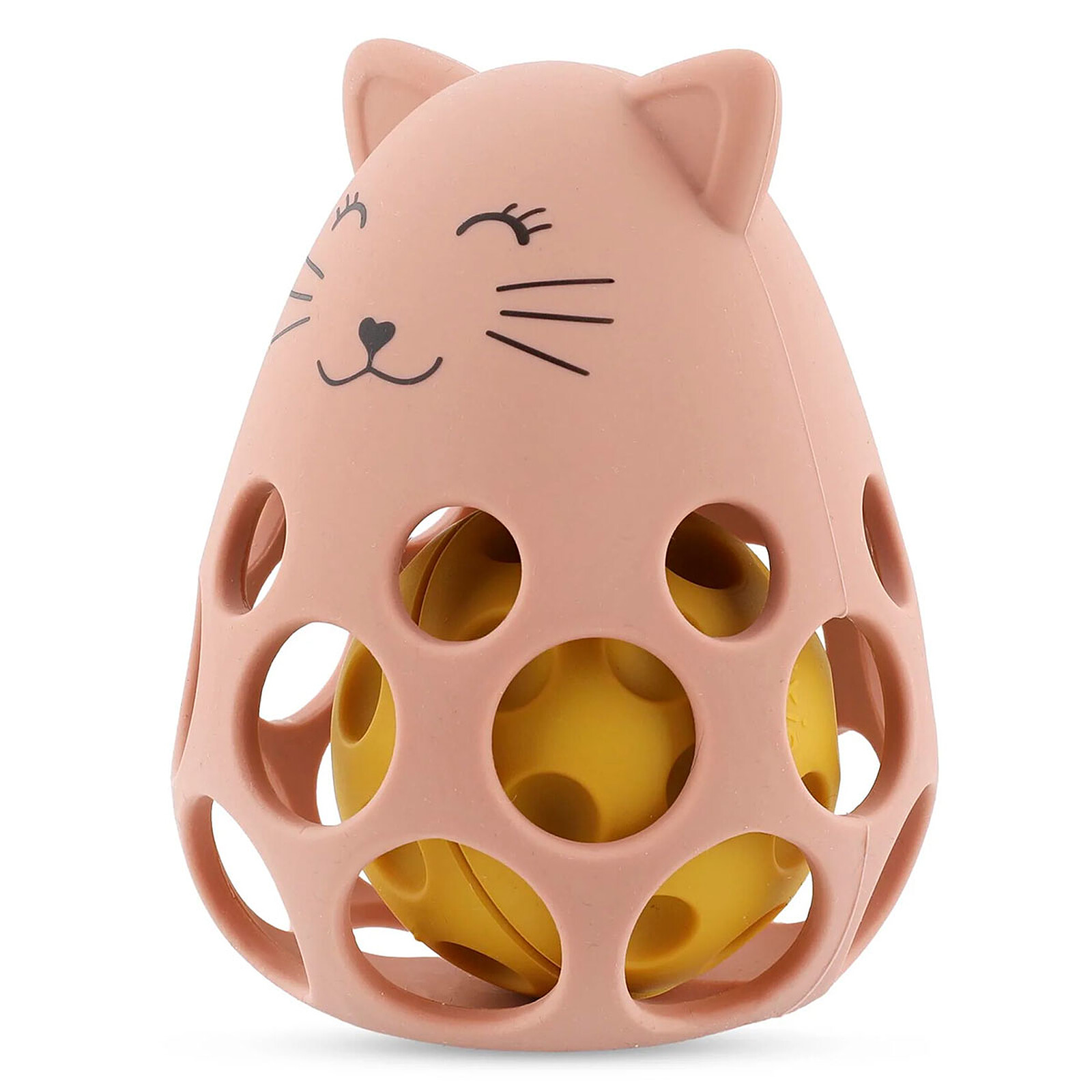 Hochet Sensoriel en Silicone - Mrs. Cat Trixie Baby