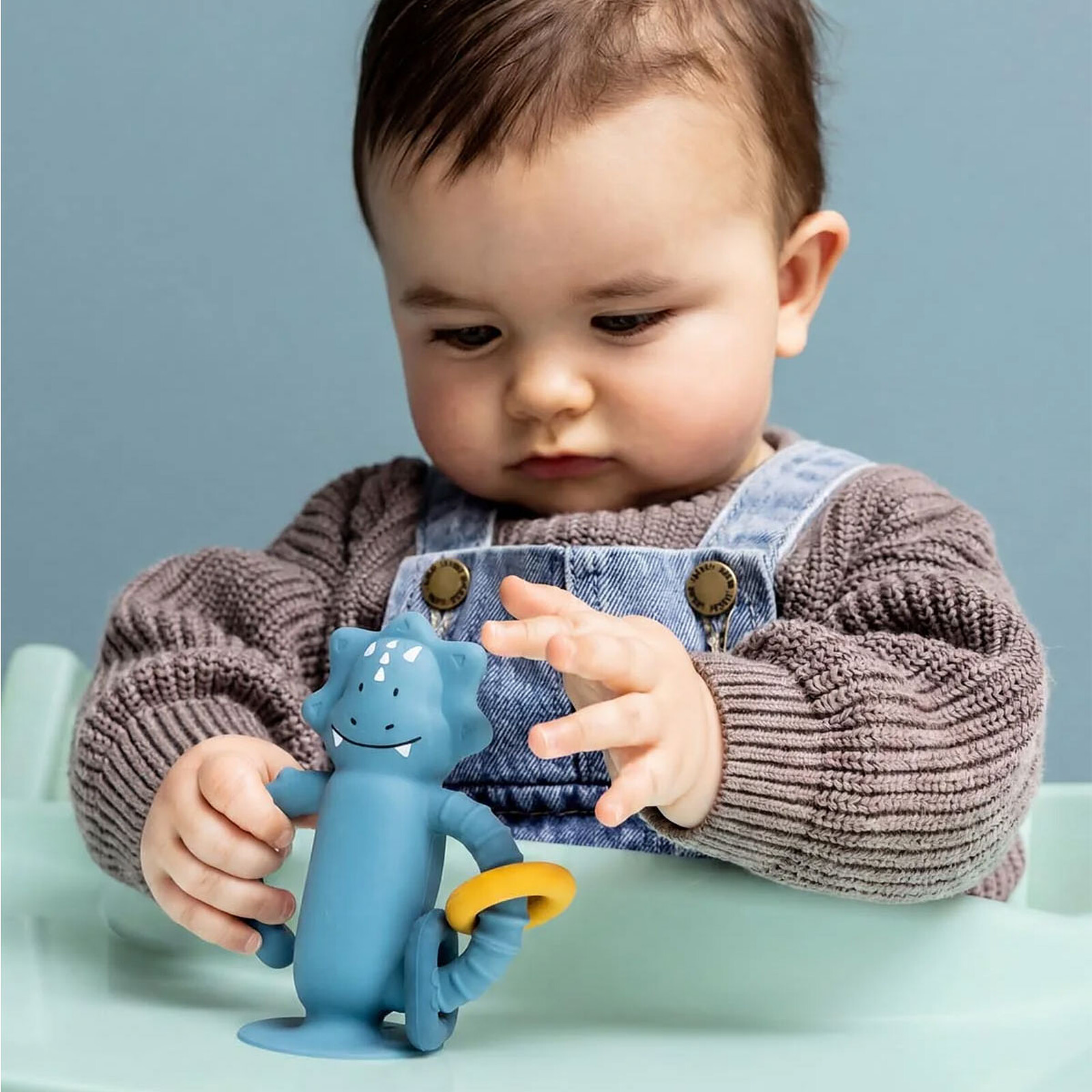 Avis Jouet Sensoriel en Silicone avec Ventouse - Mr. Triceratops