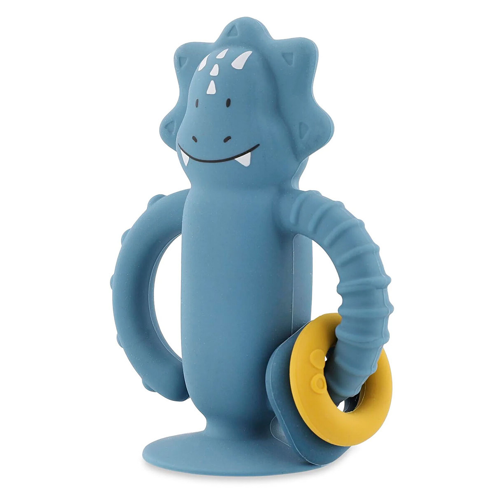 Jouet Sensoriel en Silicone avec Ventouse - Mr. Triceratops Trixie Baby