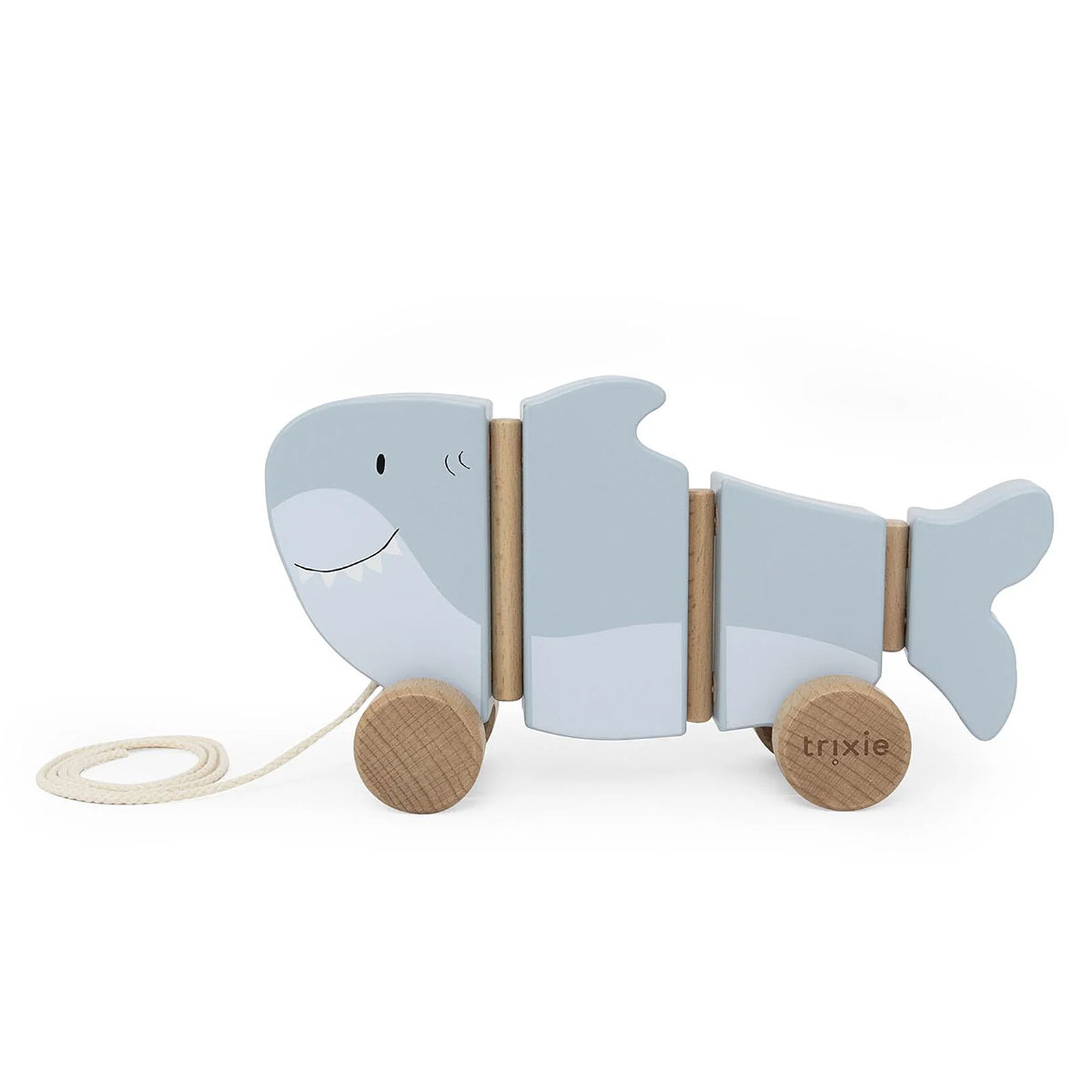 Jouet à Tirer Ondulant en Bois - Mr. Shark Trixie Baby