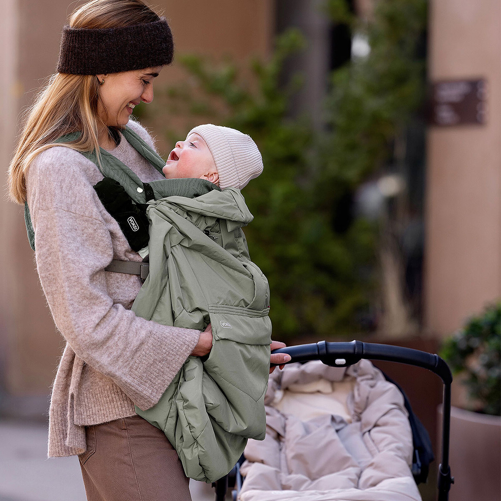 Avis Couverture Porte-bébé - Meadow Green