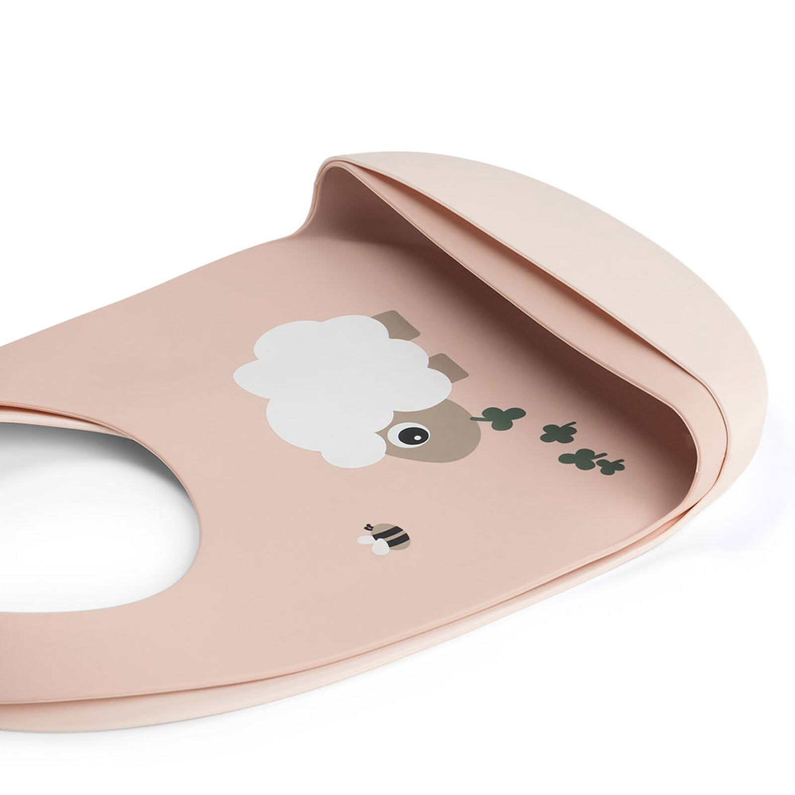 Lot de 2 Bavoirs Silicone - Tiny Farm Rose Done by Deer