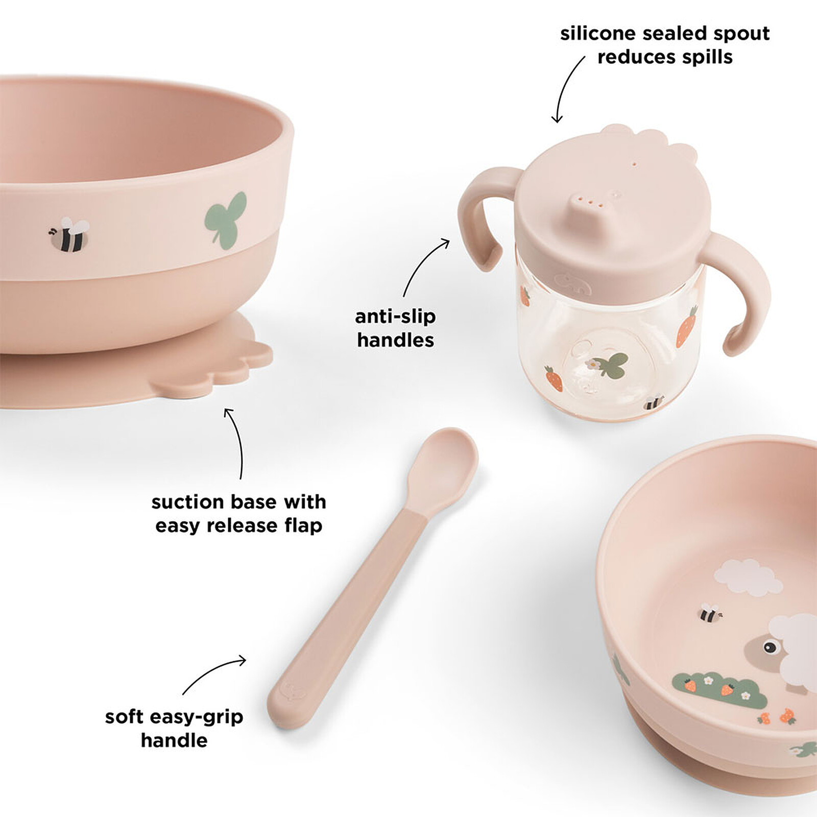 Achat Coffret Diversification 3 Pièces Foodie - Tiny Farm Rose