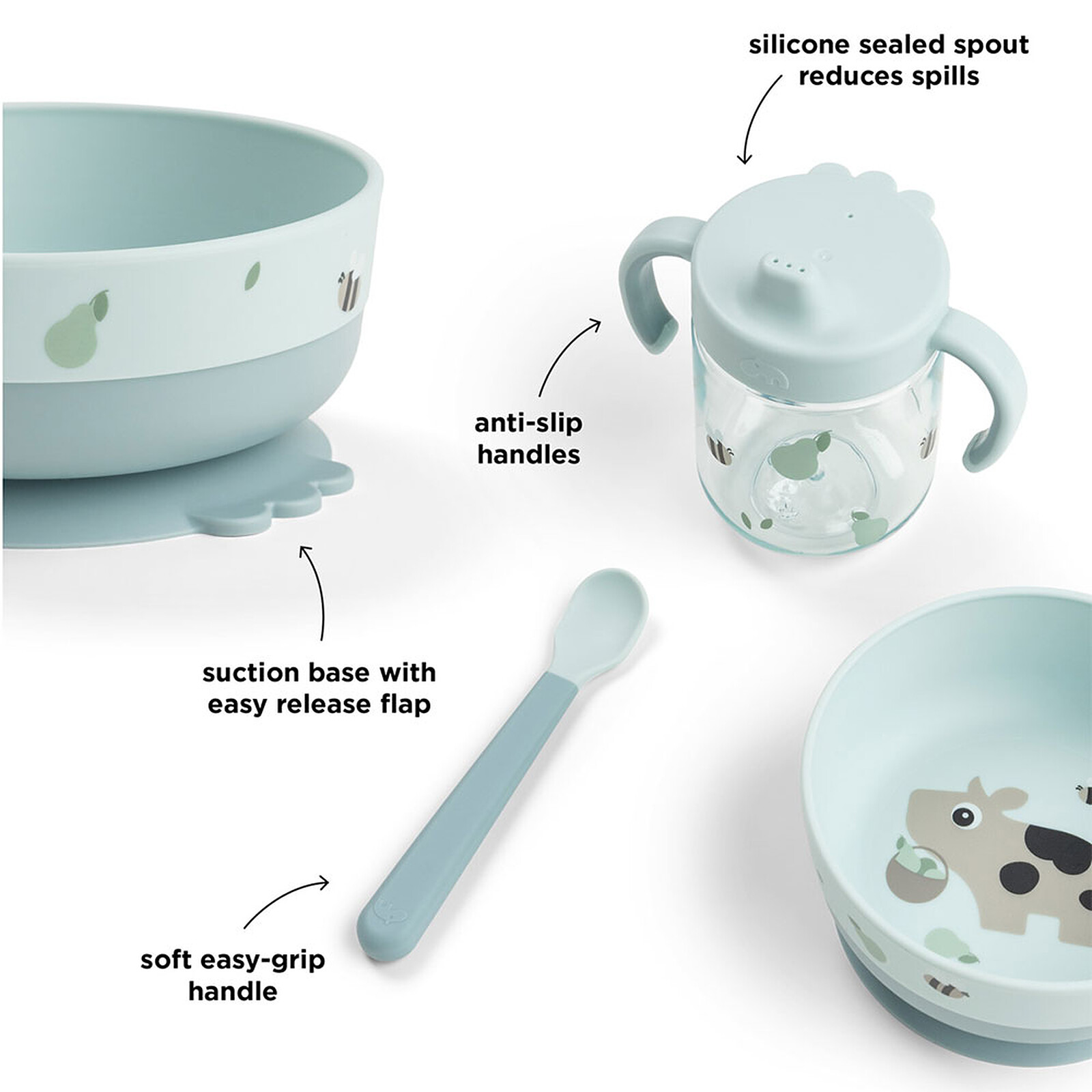 Achat Coffret Diversification 3 Pièces Foodie - Tiny Farm Bleu