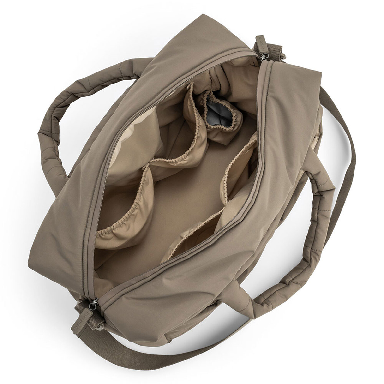 Sac à Langer Matelassé - Taupe  Done by Deer