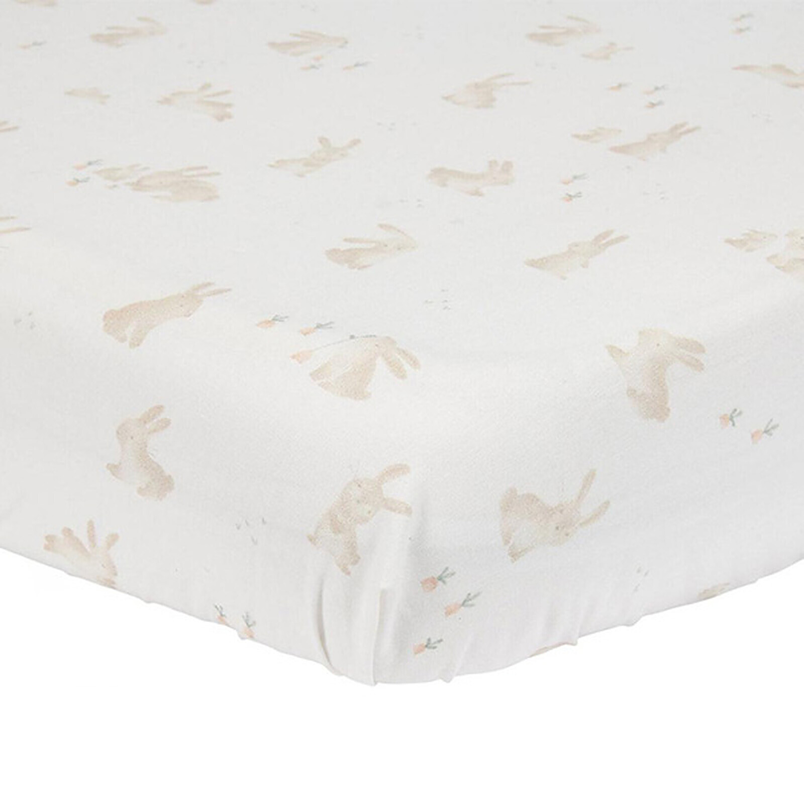 Drap Housse Newborn Naturals Baby Bunny - 70-75 x 140-150 cm  Little Dutch