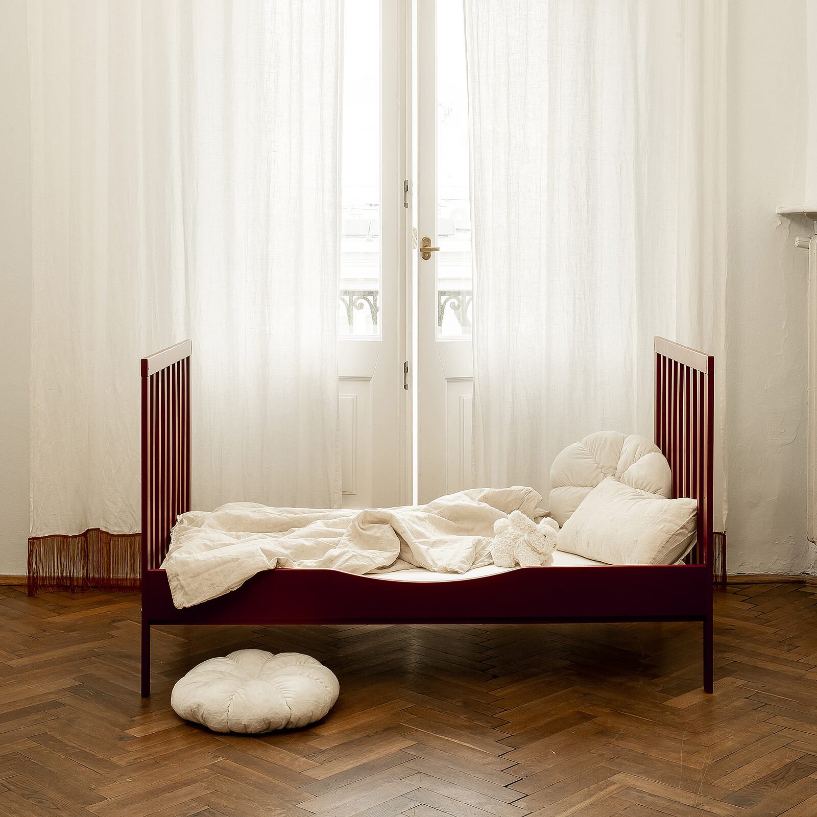 Lit Bébé Evolutif One Of Crib Fiery Sunset - 140 x 70 cm Nina Bien
