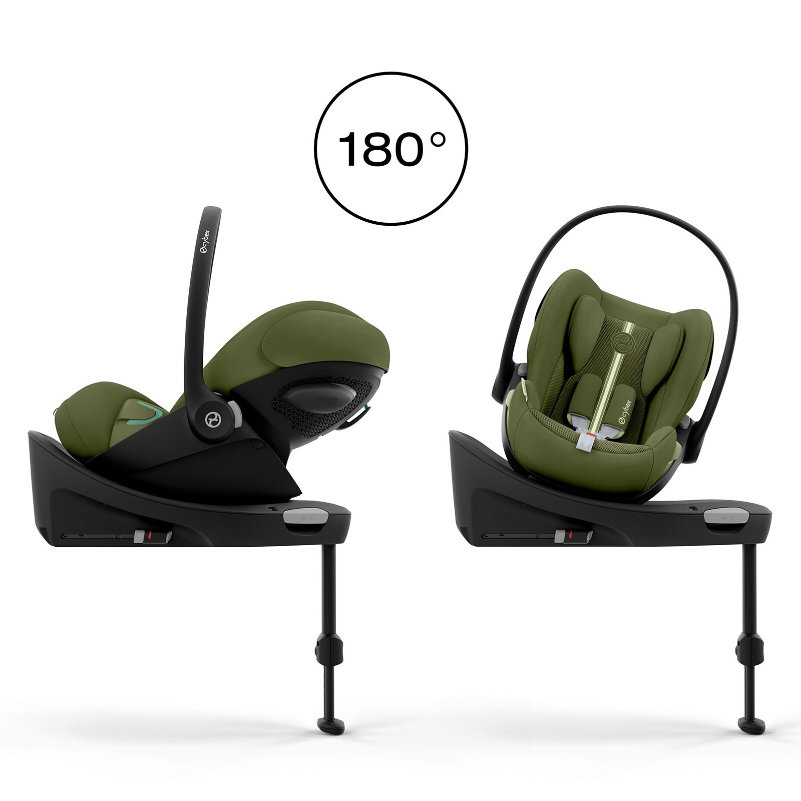 Siège Auto Cloud G3 Plus -Size Groupe 0+ - Moss Green Cybex