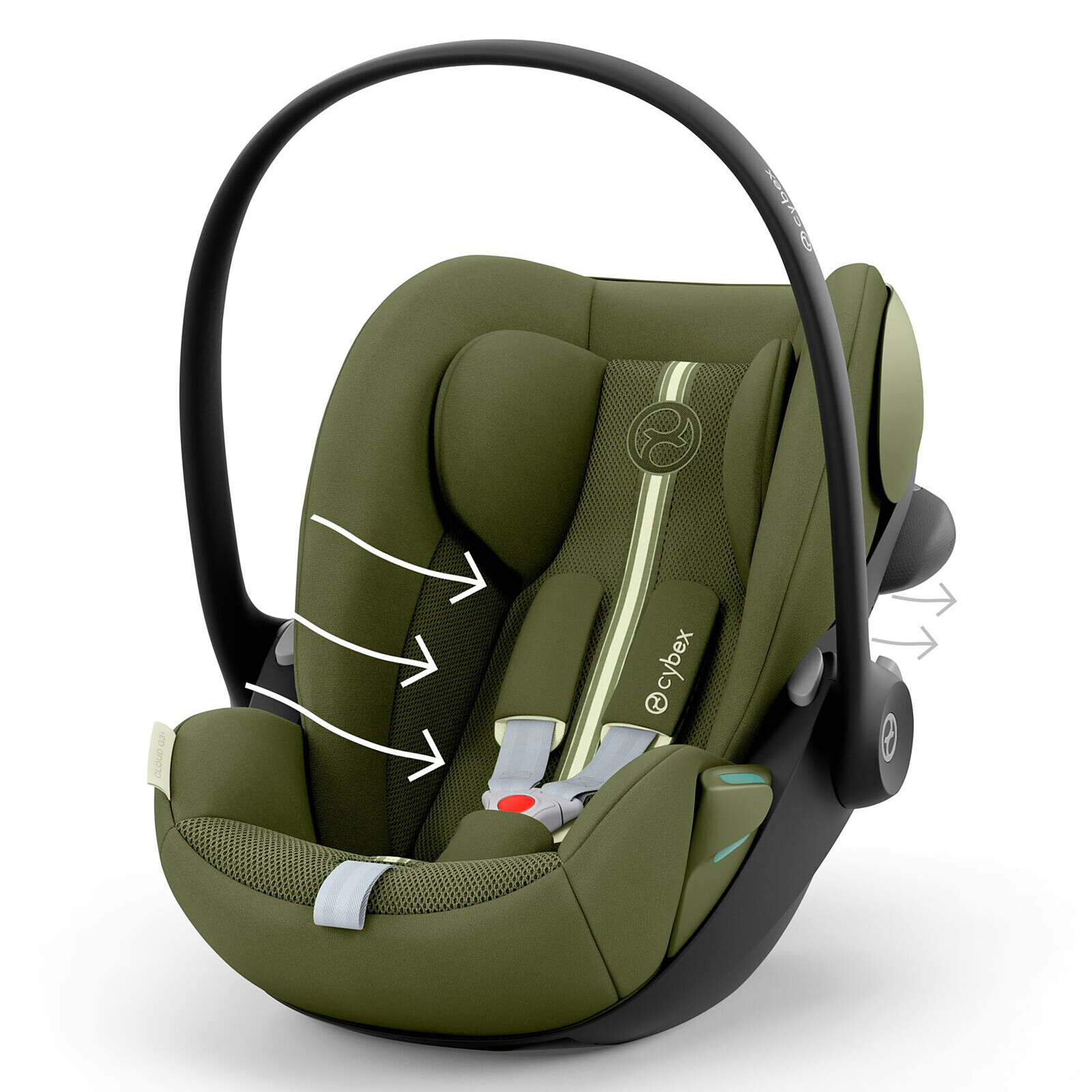 Siège Auto Cloud G3 Plus -Size Groupe 0+ - Moss Green pas cher