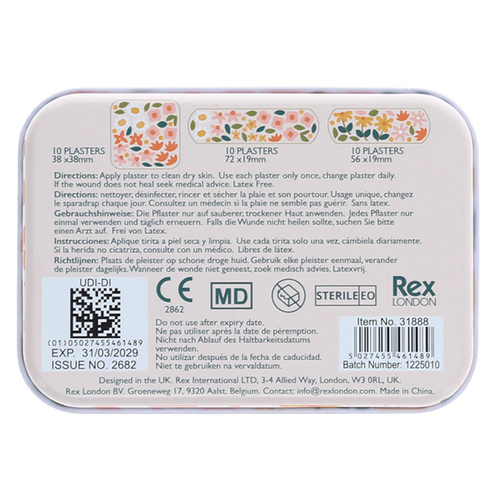 Avis Boîte de Pansements - Ditsy Floral