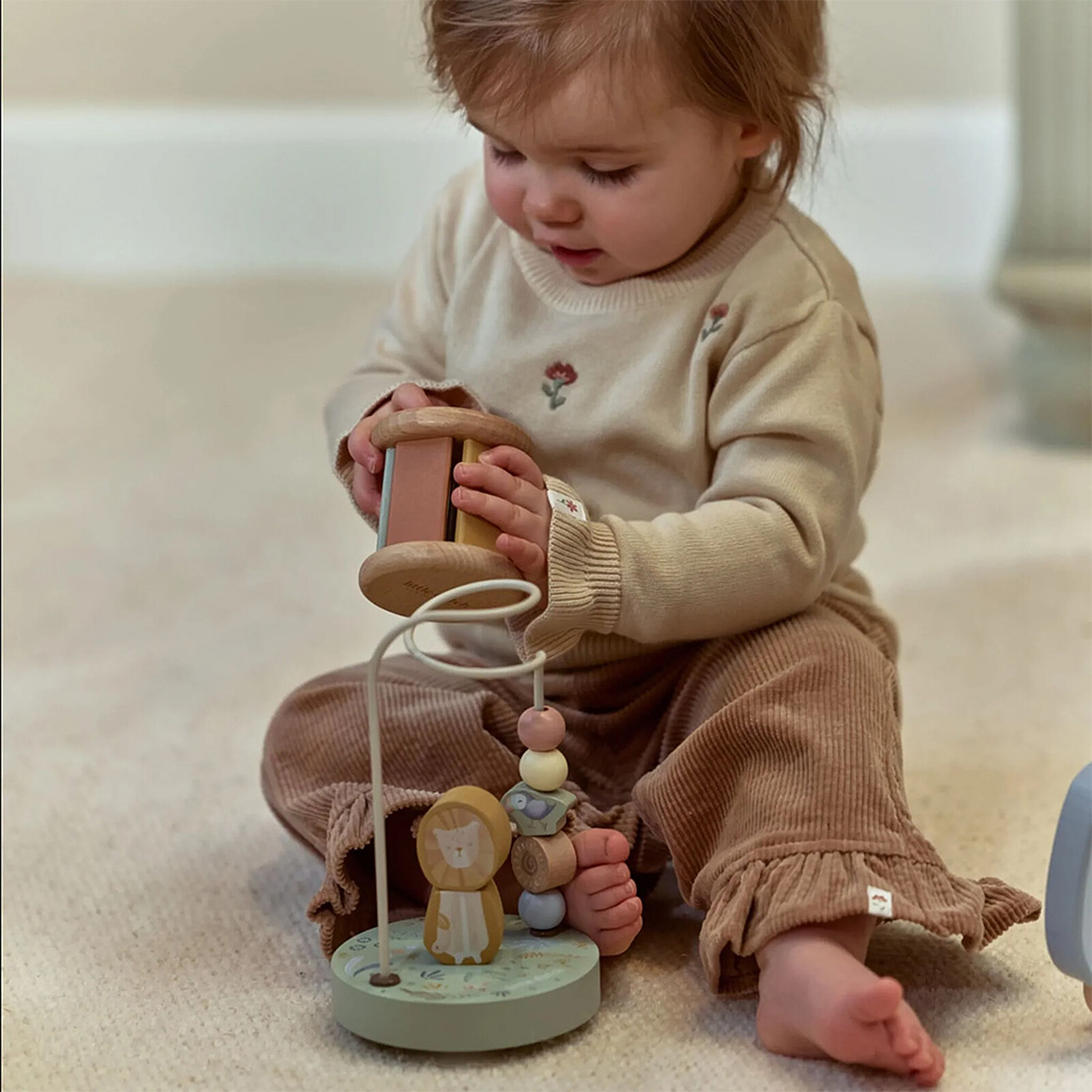 Coffret de 3 Jeux d'Eveil en Bois Safari Friends pas cher