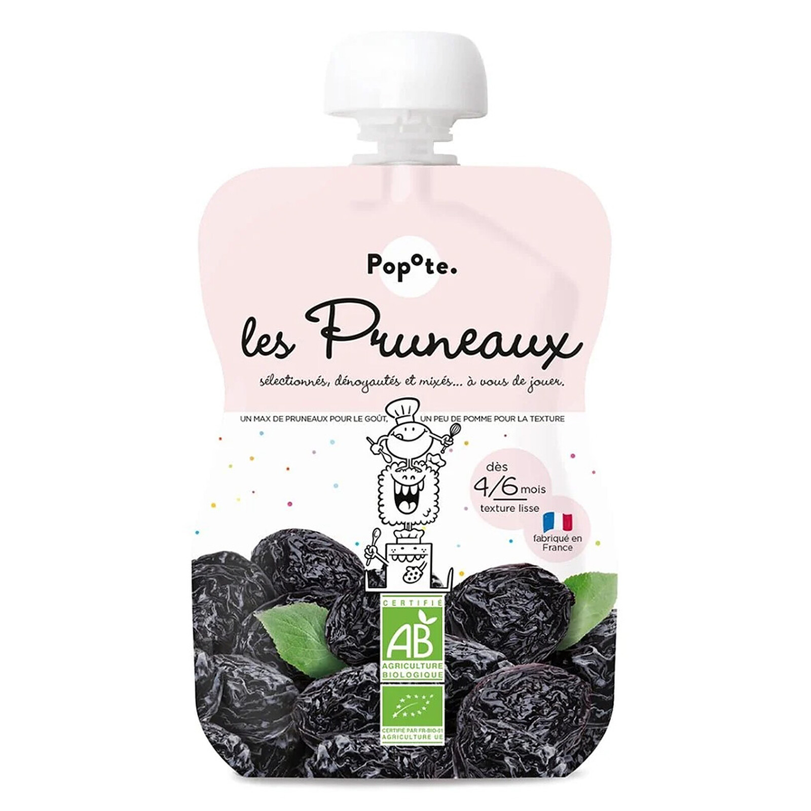 Gourde Repas Bio Pruneaux - 120 g Popote