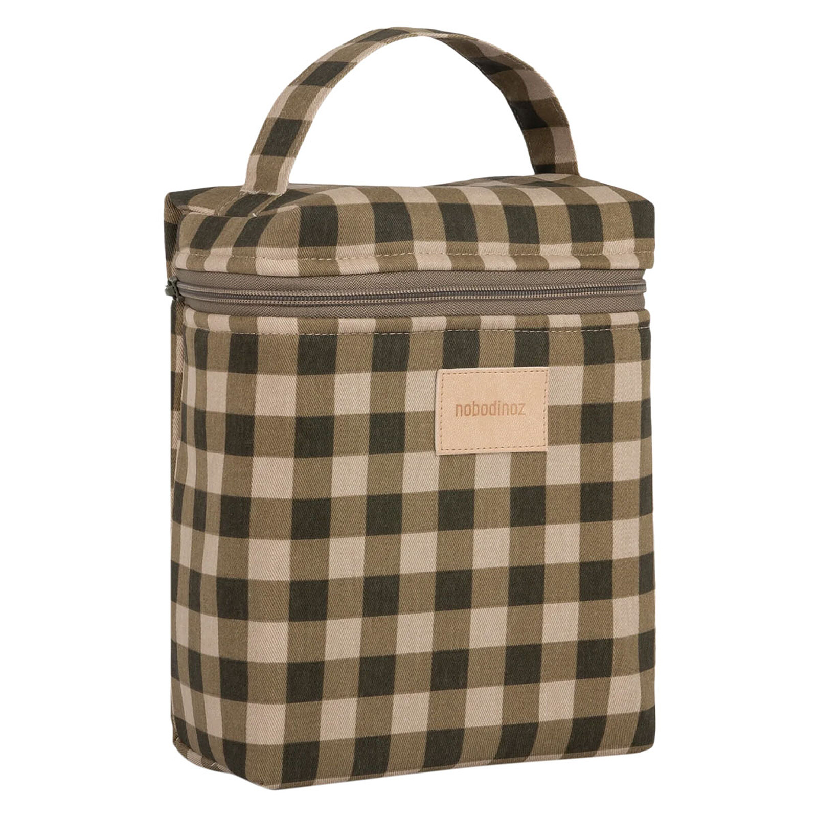 Lunchbag Isotherme Hyde Park - Green Checks Nobodinoz