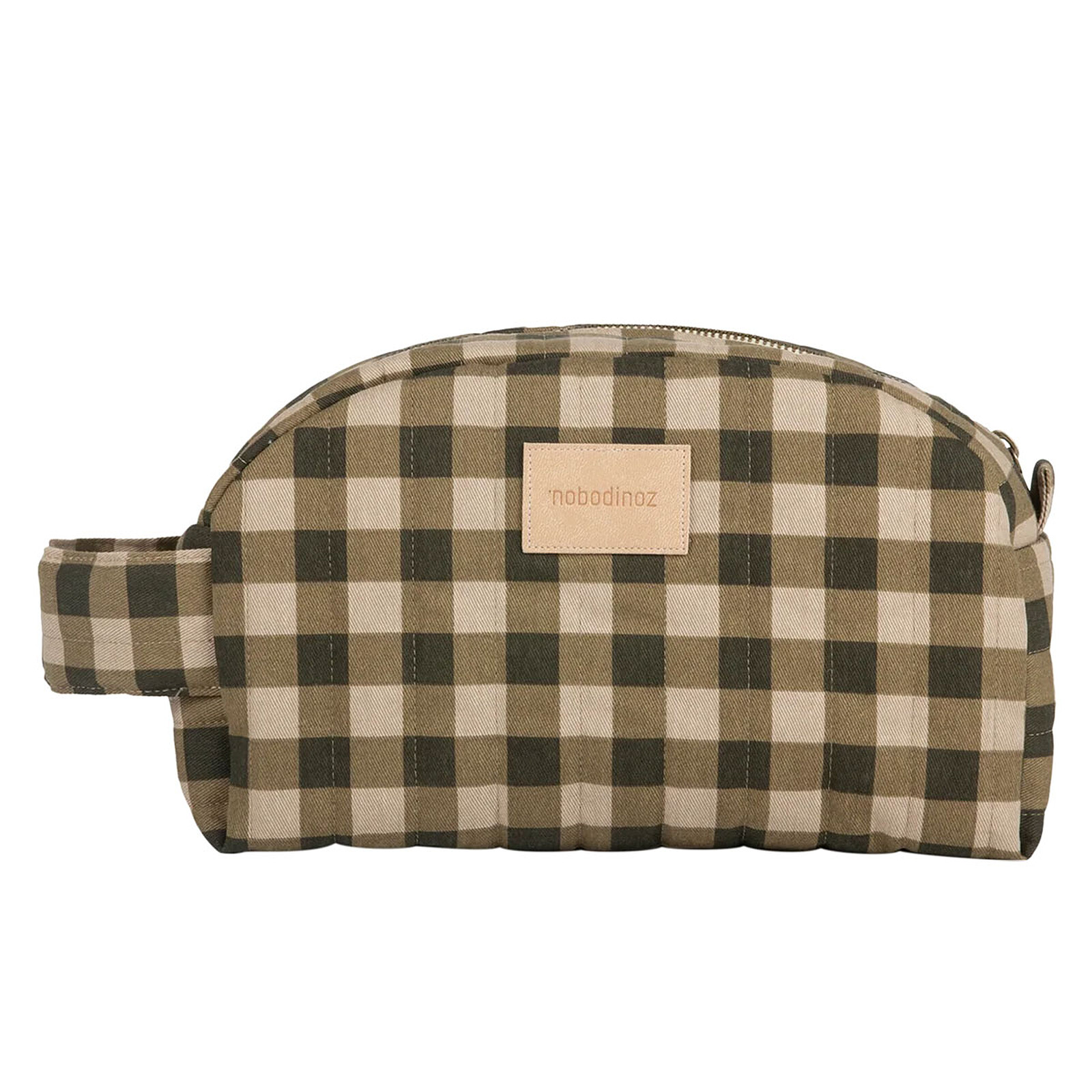 Trousse de Toilette Hyde Park - Green Checks Nobodinoz