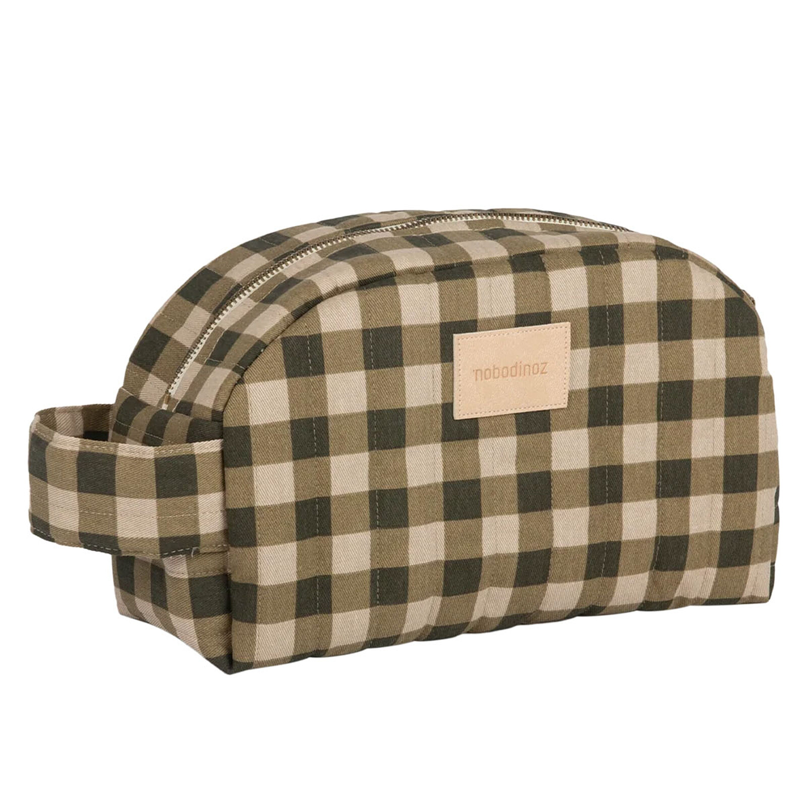 Trousse de Toilette Hyde Park - Green Checks Nobodinoz