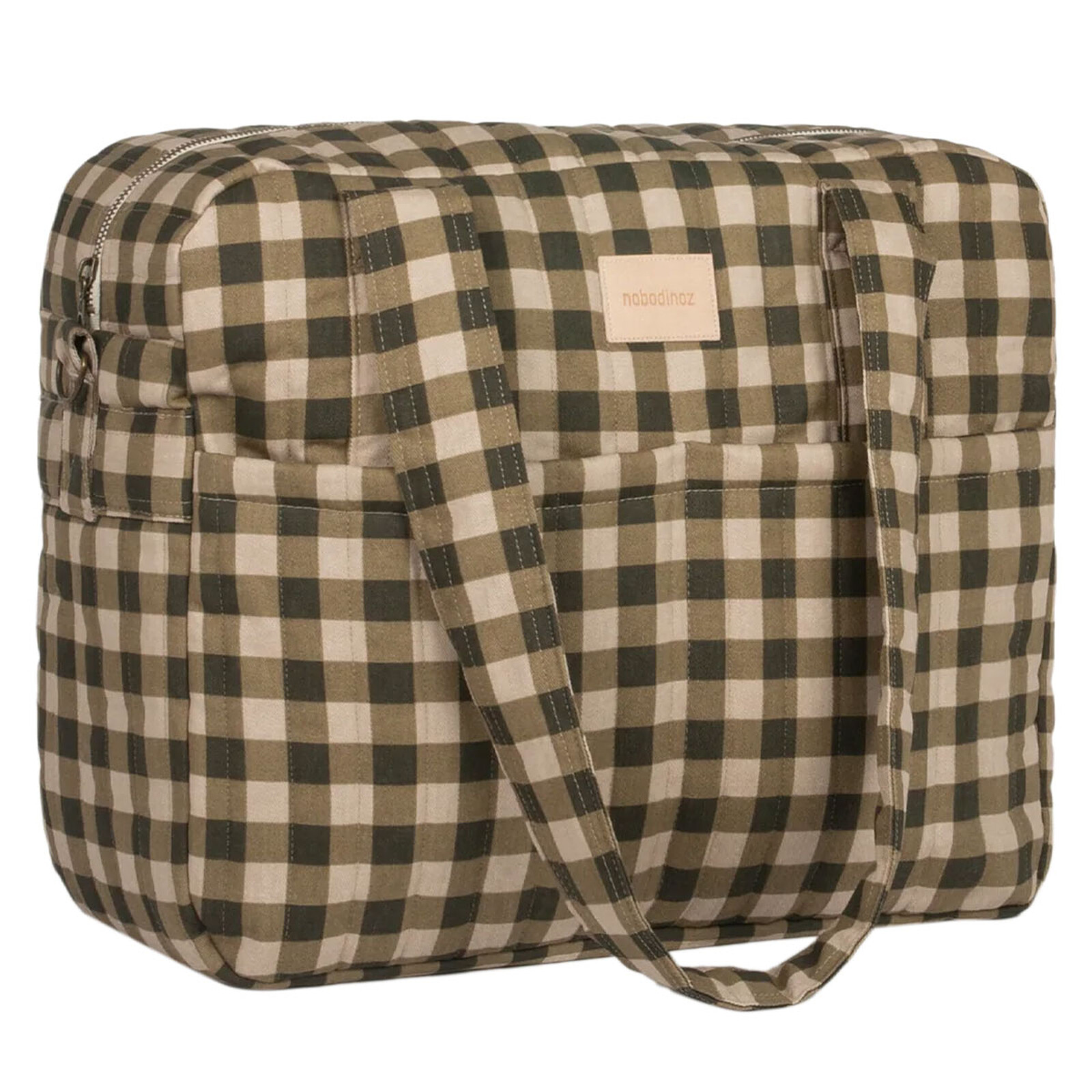 Sac à Langer Hyde Park - Green Checks Nobodinoz