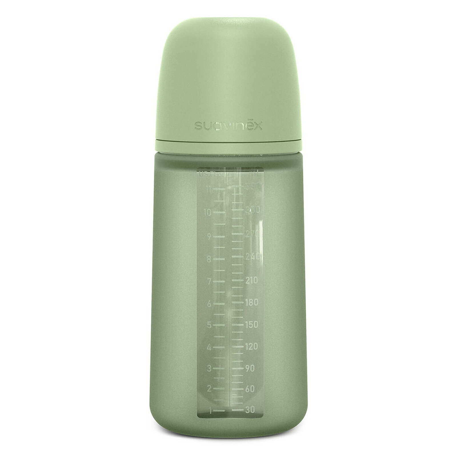 Biberon Silicone Tétine SX Pro Colour Essence Vert Intense - 330 ml Suavinex