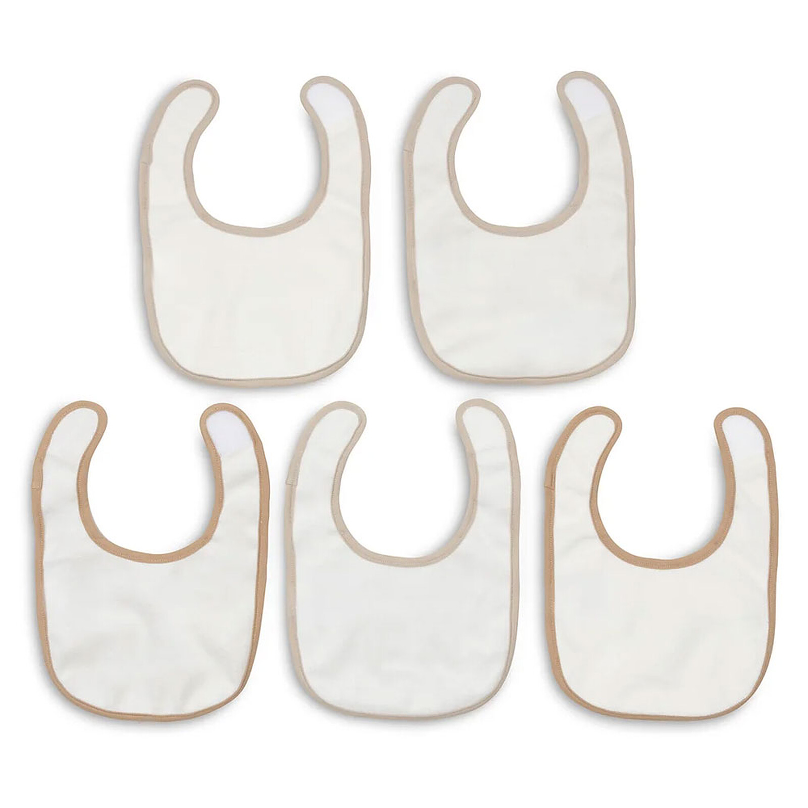 Lot de 5 Bavoirs Imperméables - Woolly Jollein