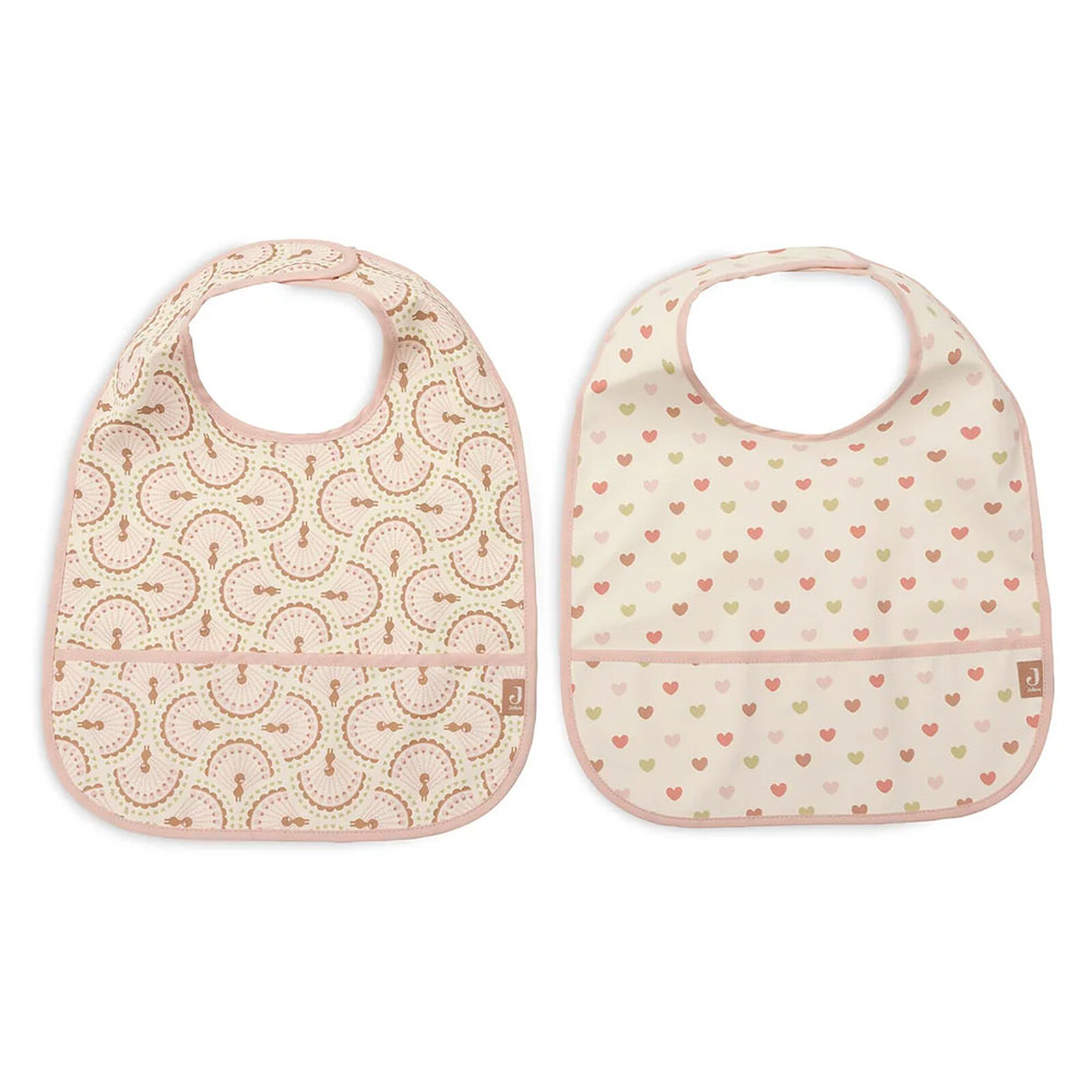 Lot de 2 Bavoirs Imperméables - Soft Plumes Jollein